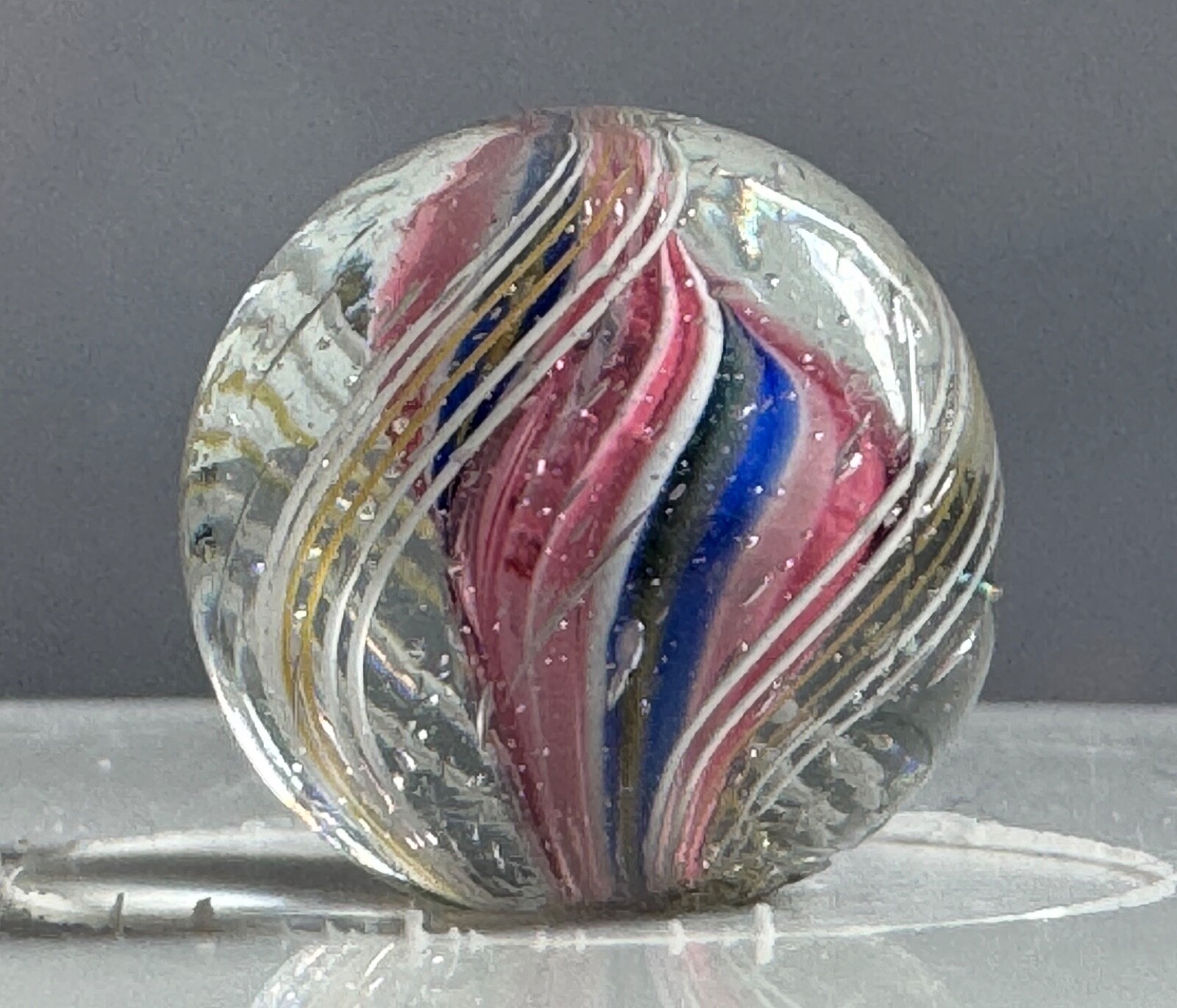 Well Crafted 3 Ribbon Divided Core Marble 17.5mm (11/16”)