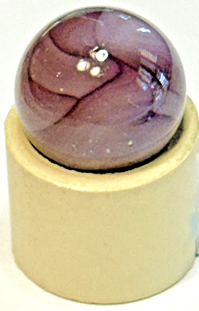Vintage Akro Agate Co. Royal Swirl Amethyst 17/32″ Marble