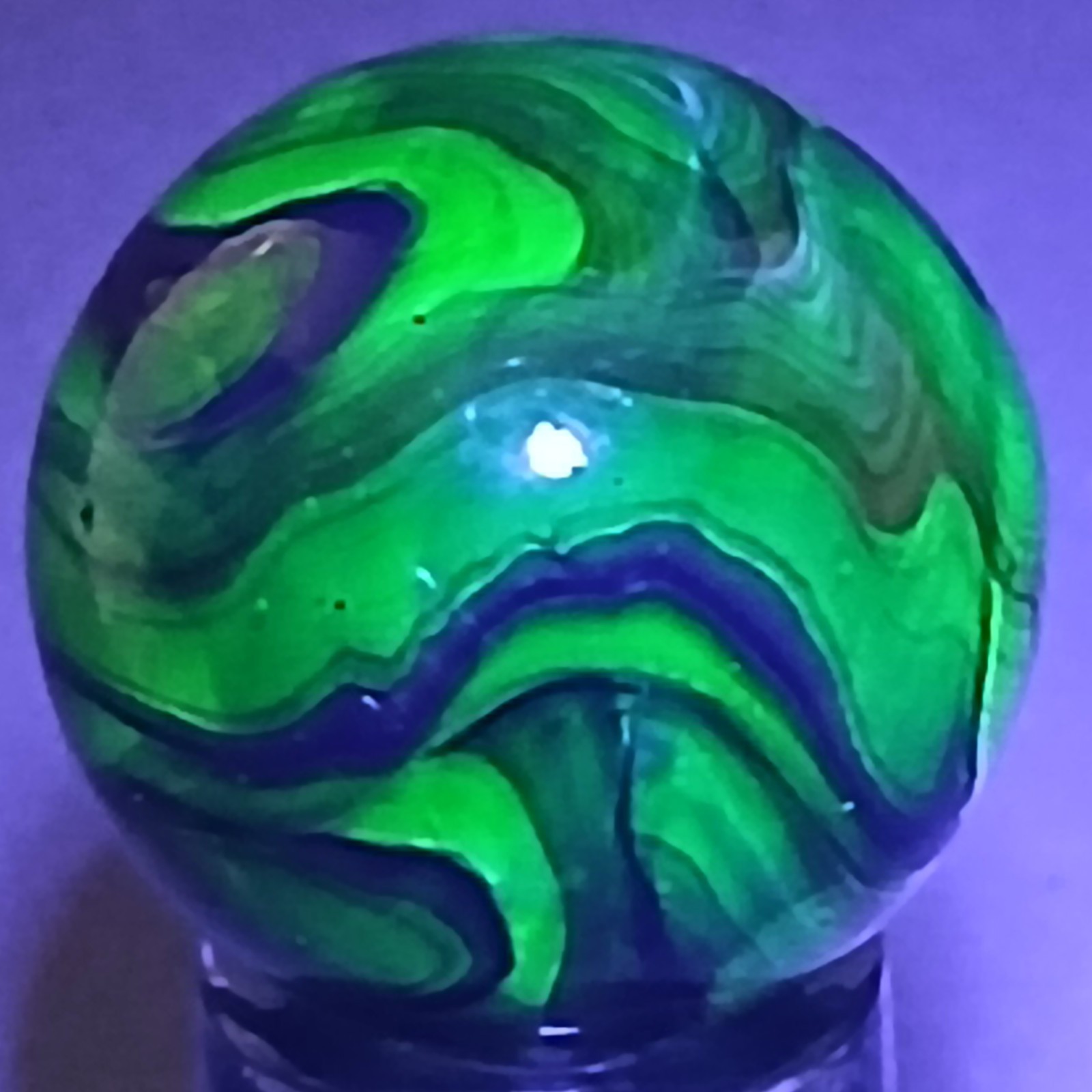 Large UV-Reactive Jabo Special Run .72 Inches Near-Mint Condition