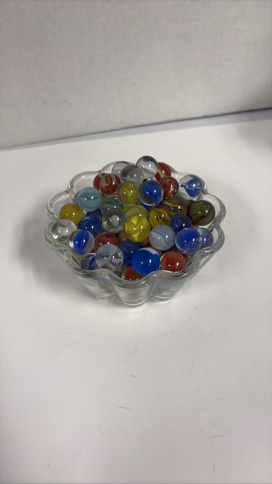 Glass Marbles Mixed Lot Swirl Cat’s Eye Assorted Collection