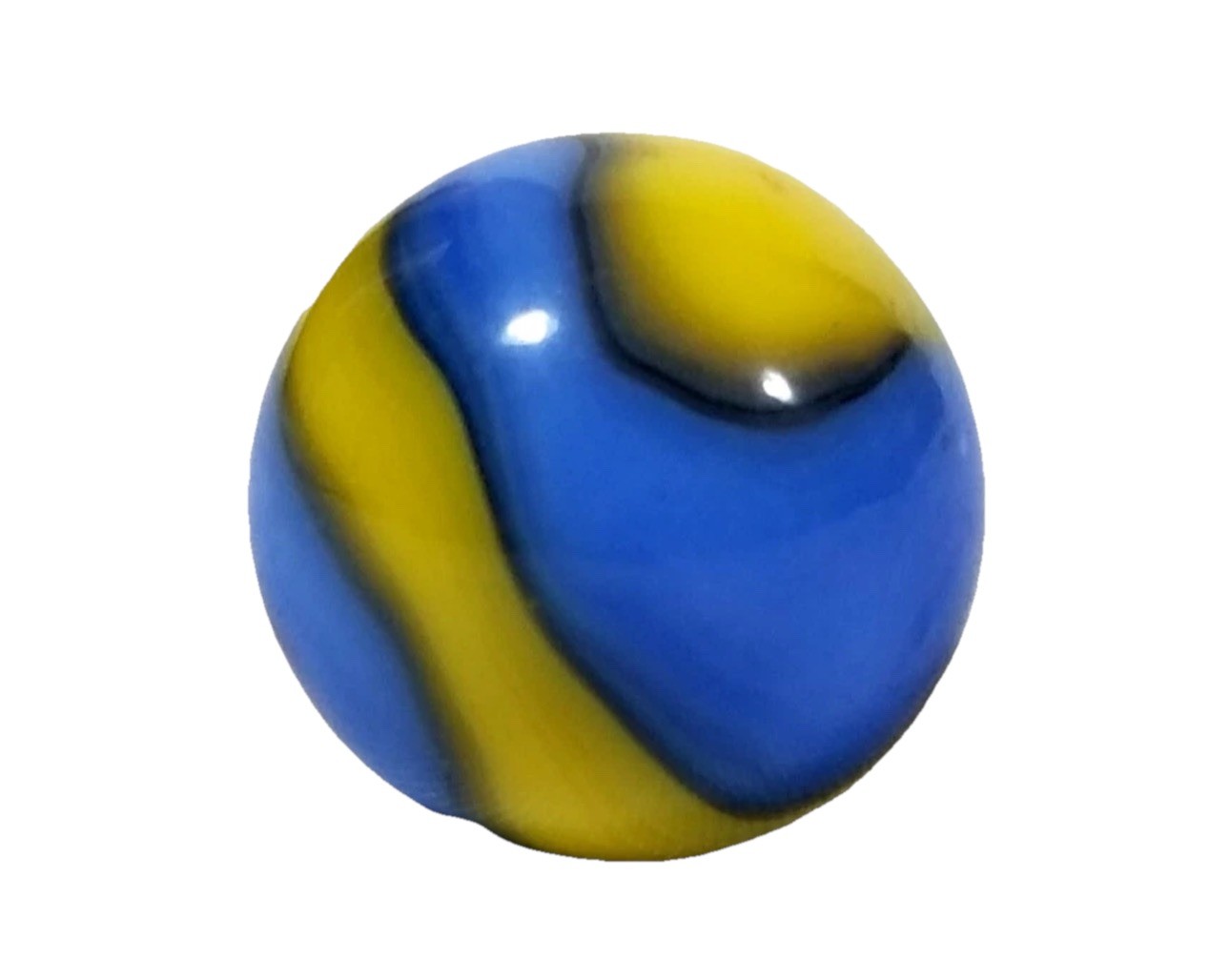 🥸 AKRO Corkscrew CUB SCOUT Prize Name Blue Yellow Black Cork Swirl MINT+ 5/8