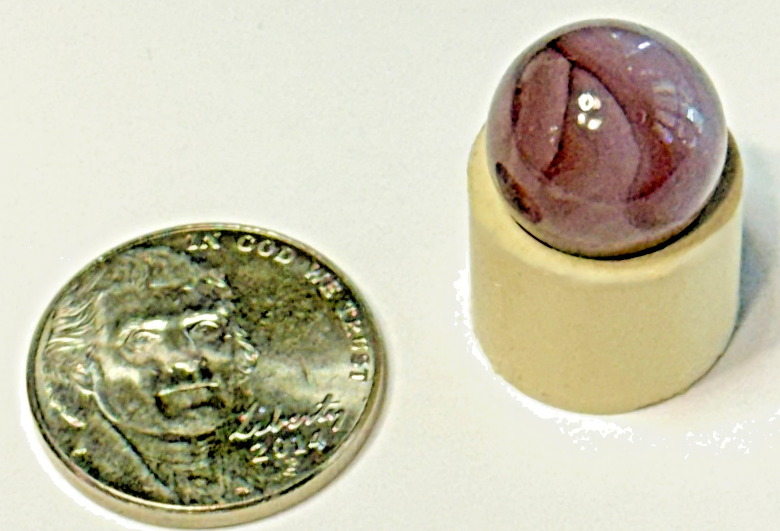 Vintage Akro Agate Co. Royal Swirl Amethyst 17/32″ Marble