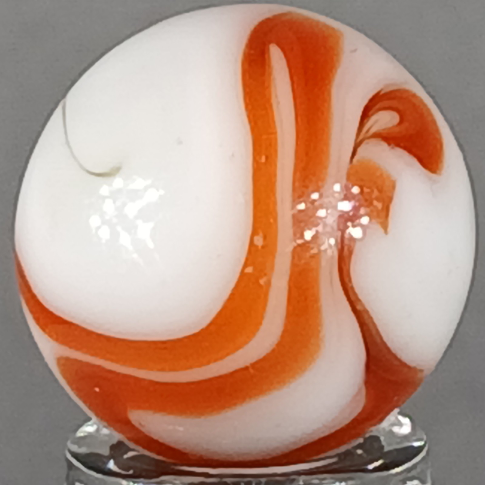 Vintage Champion Swirl Marble .64 Inches Near-Mint Condition Combined Shipping