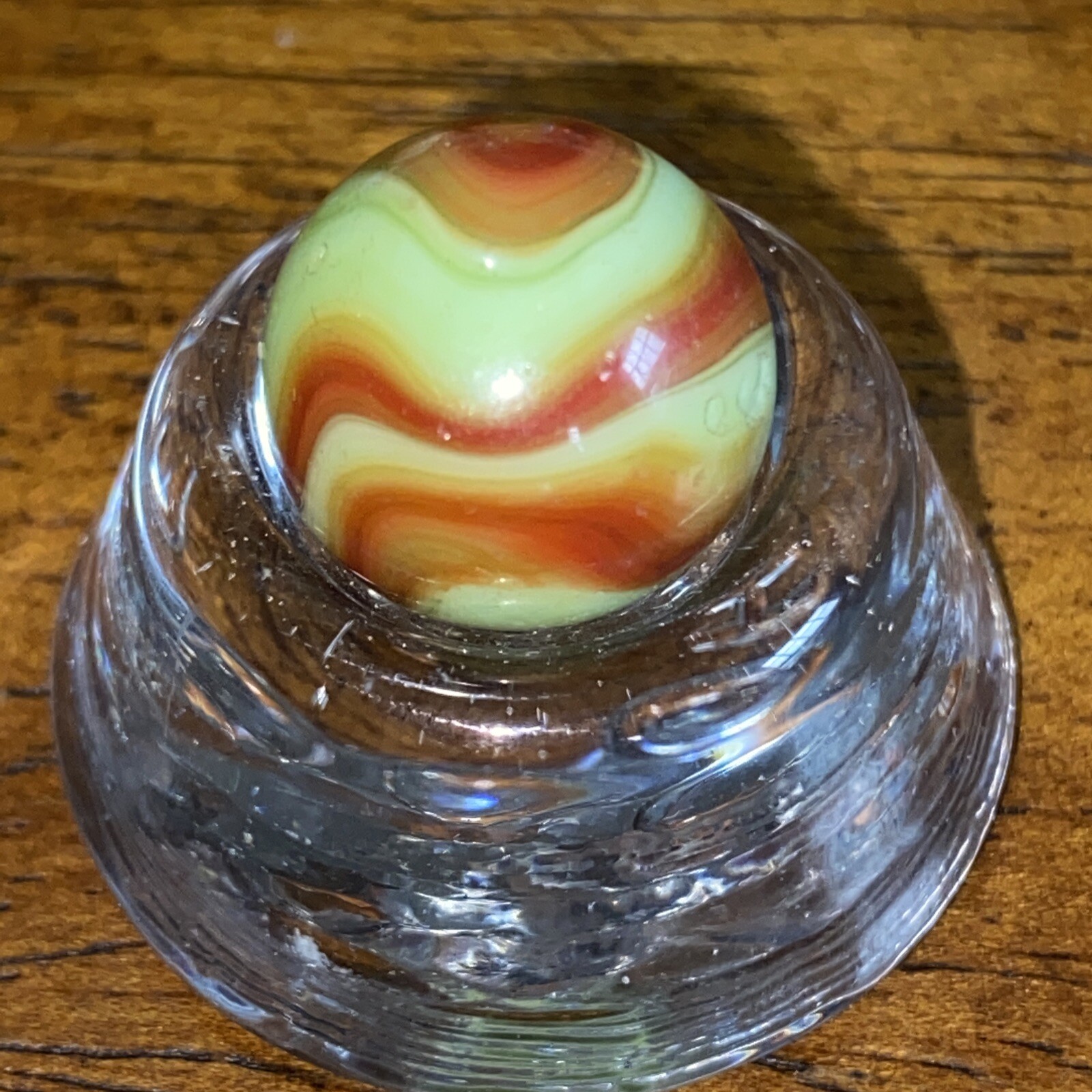 Akro Agate Corkscrew .61” Mint Condition