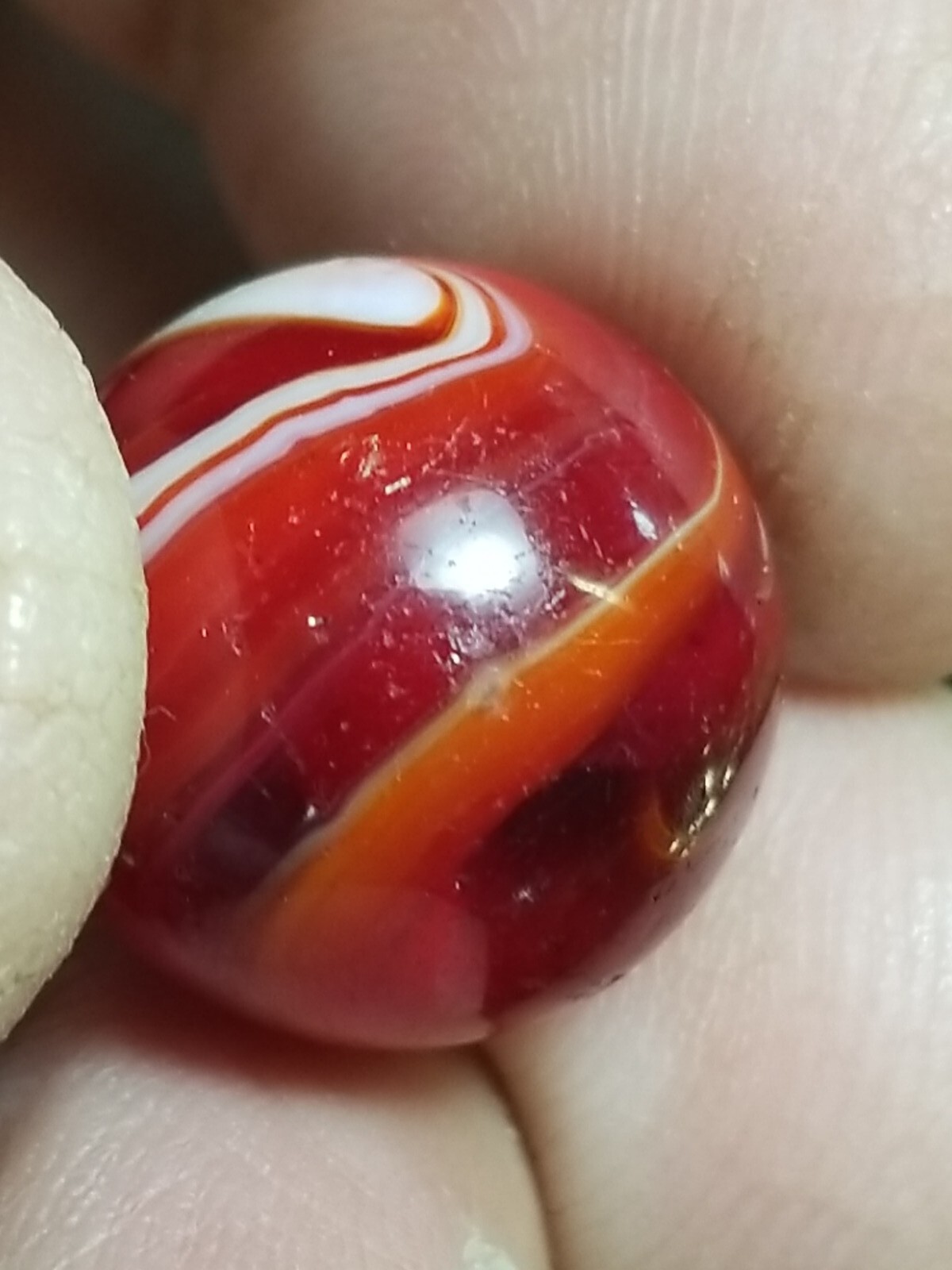 Christensen – 20/32″ – Striped Transparent Swirl – Mint Condition