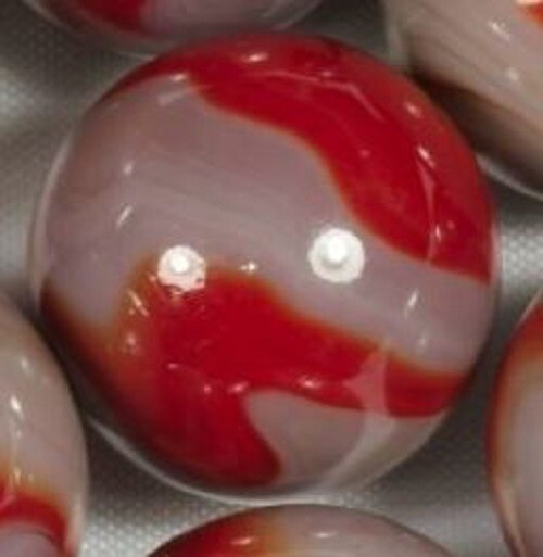 One 25mm T-Rex Glass “Early Edition” Shooter Mega Marble by Vacor 2004-2013