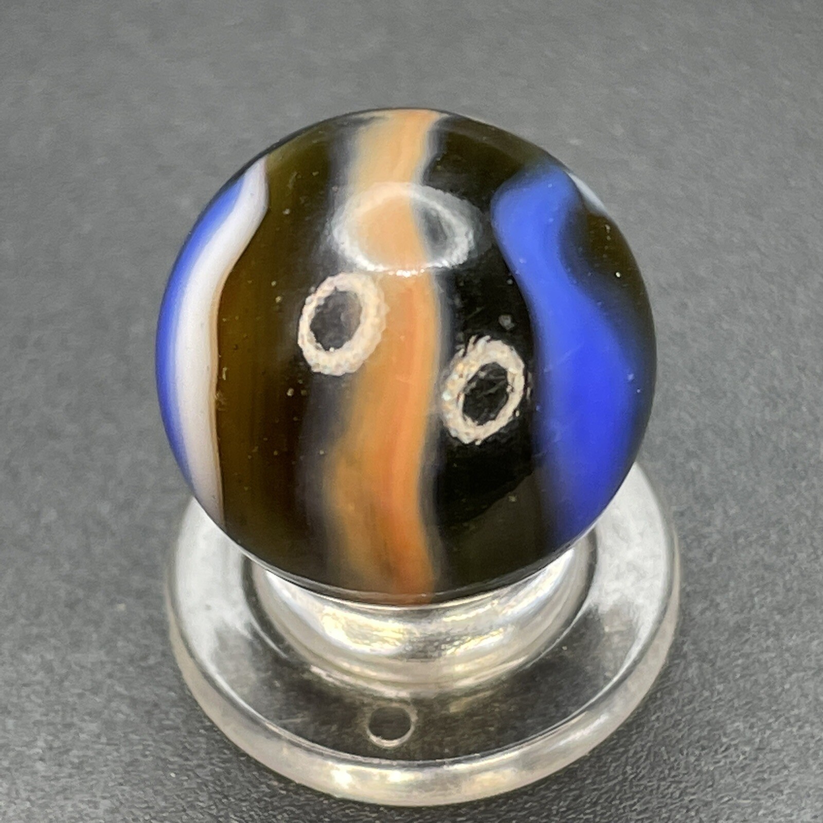 Peltier National Line Rainbo MCS Marble Vintage Marbles 0.669”