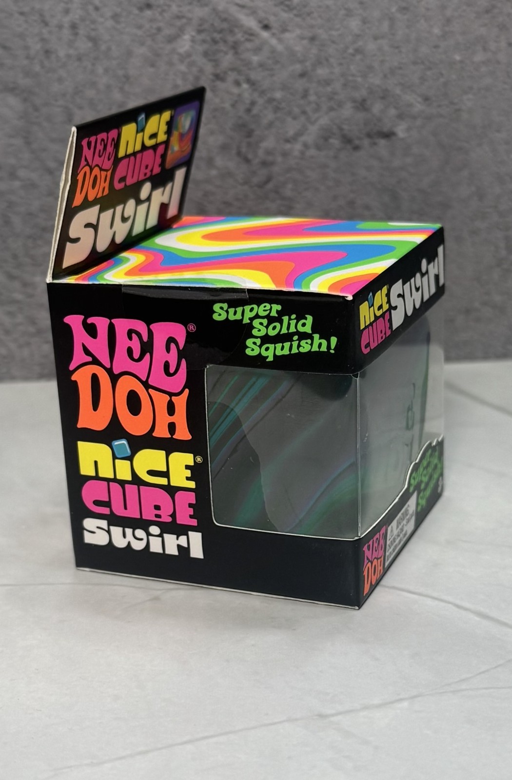 needoh nice cube swirl New Green Purple And Blue Rare 🔥🔥🔥