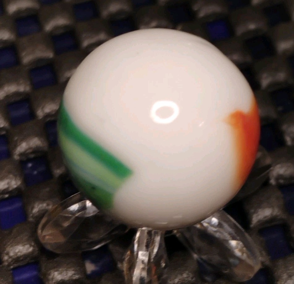 .74″ VINTAGE MARBLE KING MARBLES W/ AVENTURINE 🔥NM