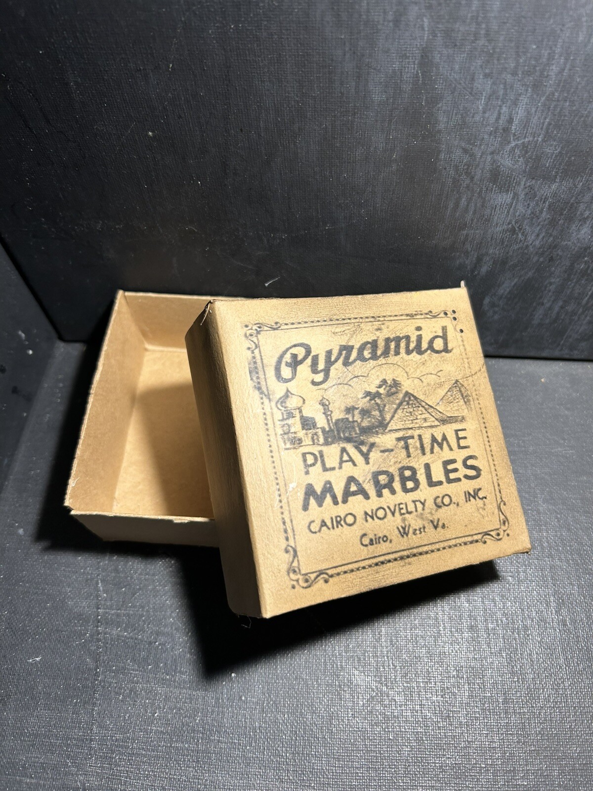 1 Cairo Novelty Brown Deep Marble Box