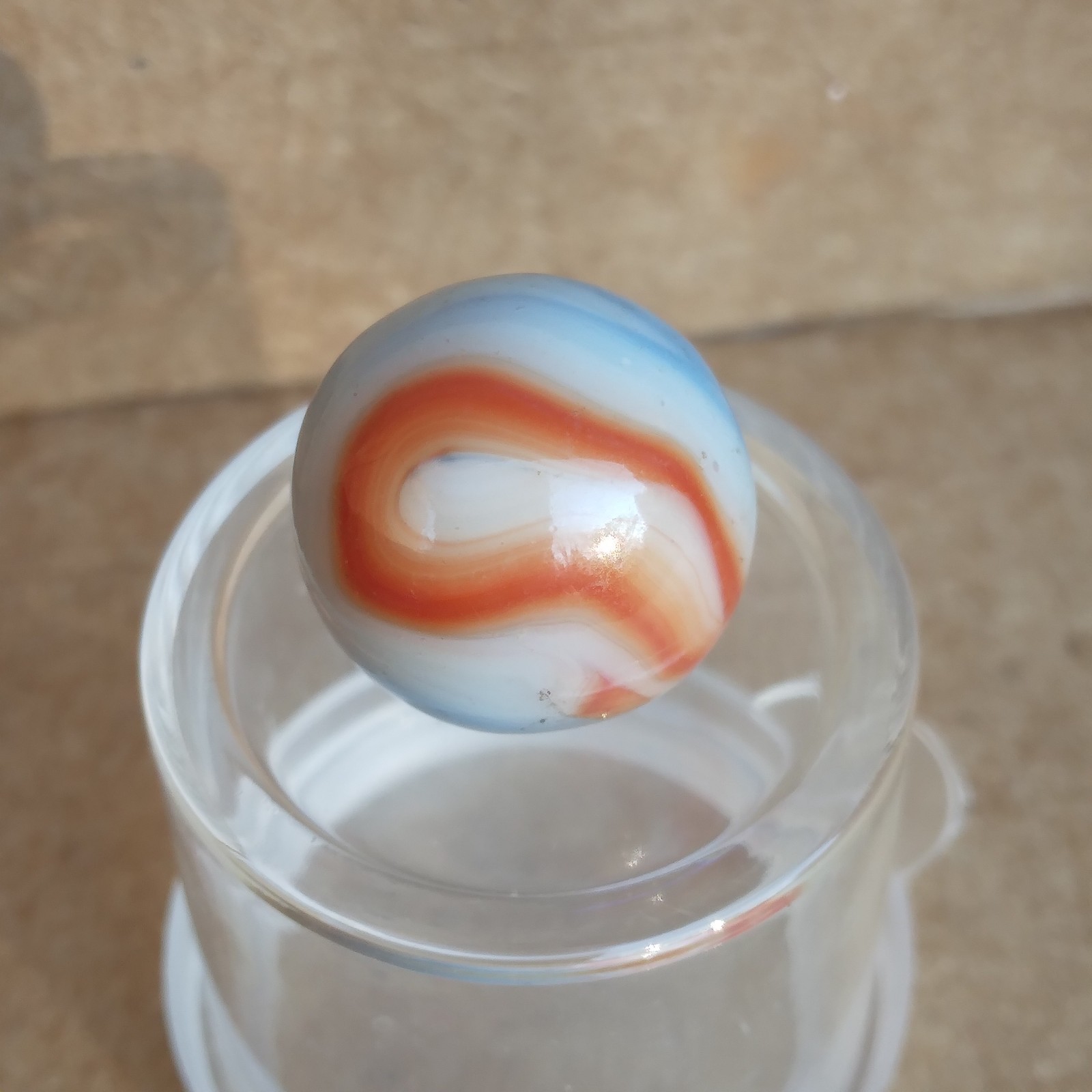 .58″ Vintage Marble- Red White Blue Liberty- Alley Ravenswood Heaton Champion