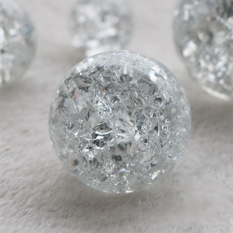 30/40/50mm Mirror Crack Crystal Ball Glass Balls Marbles Ice Crack Crystal Balls