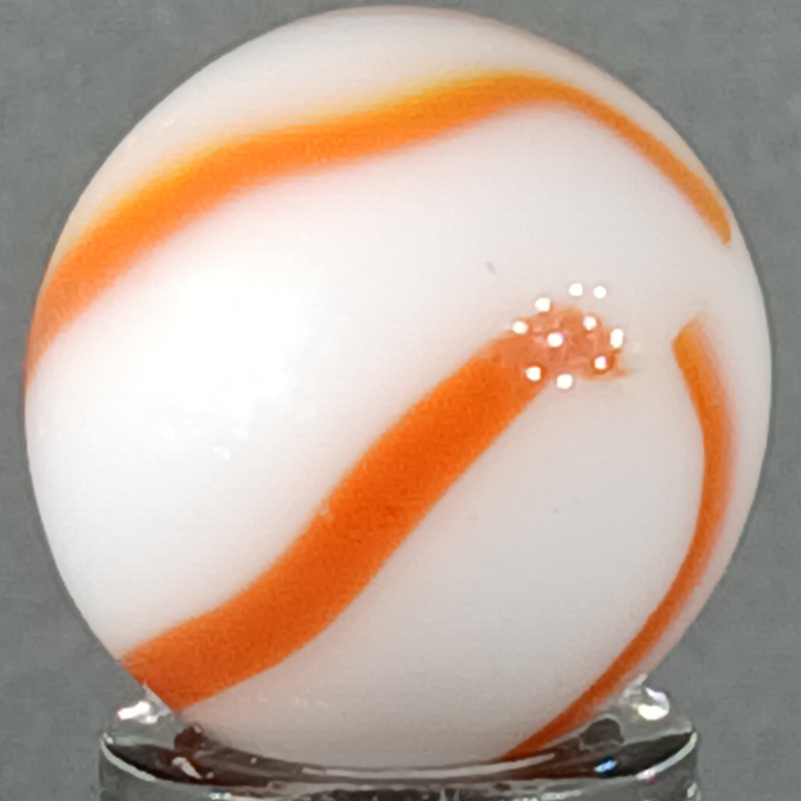 Vintage Marble King Candy Stripe .59 Inches Near-Mint Condition