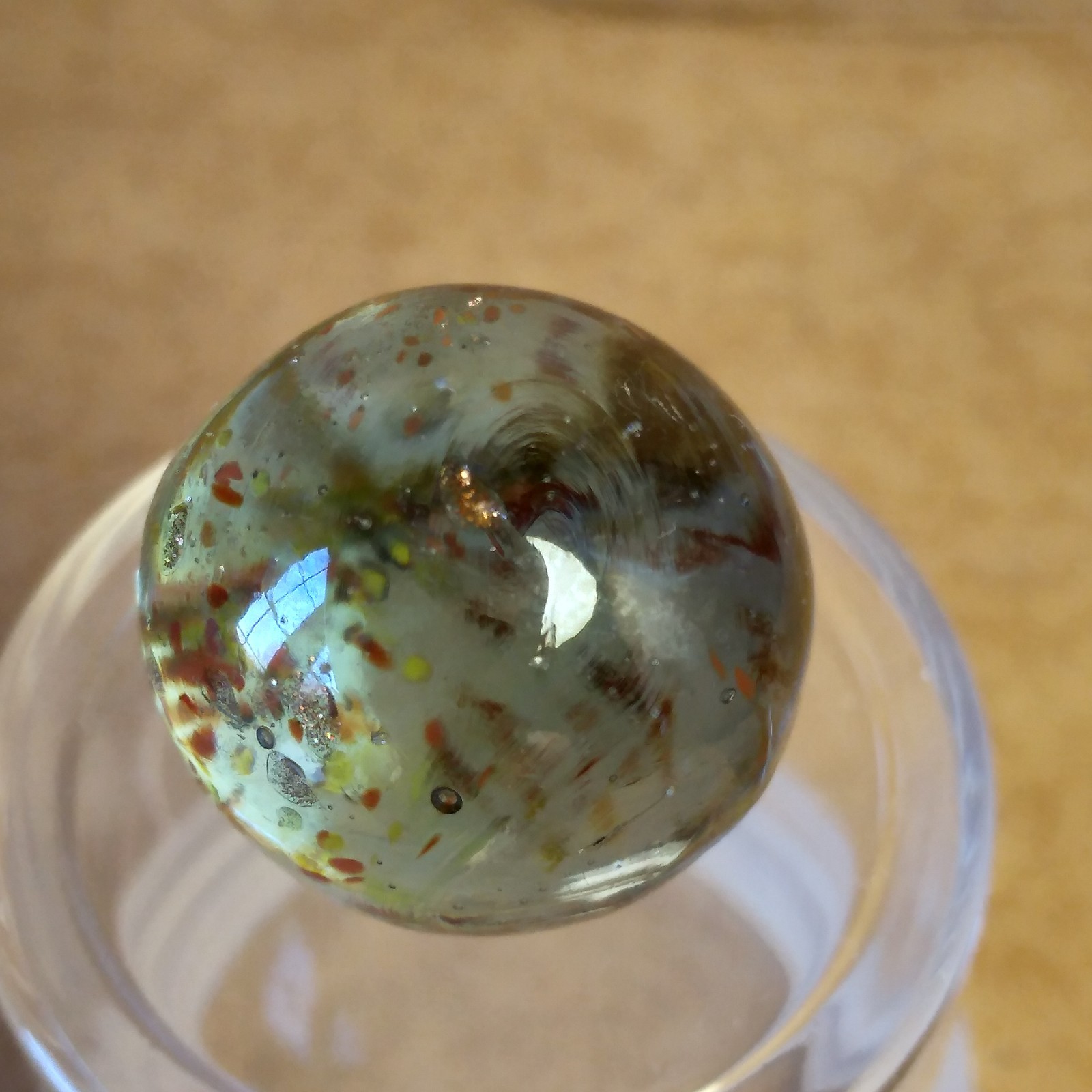 .60″ Marble- Vacor Jabo Christensen- Frit, Lutz, Glows- Guinea Atmosphere Style?