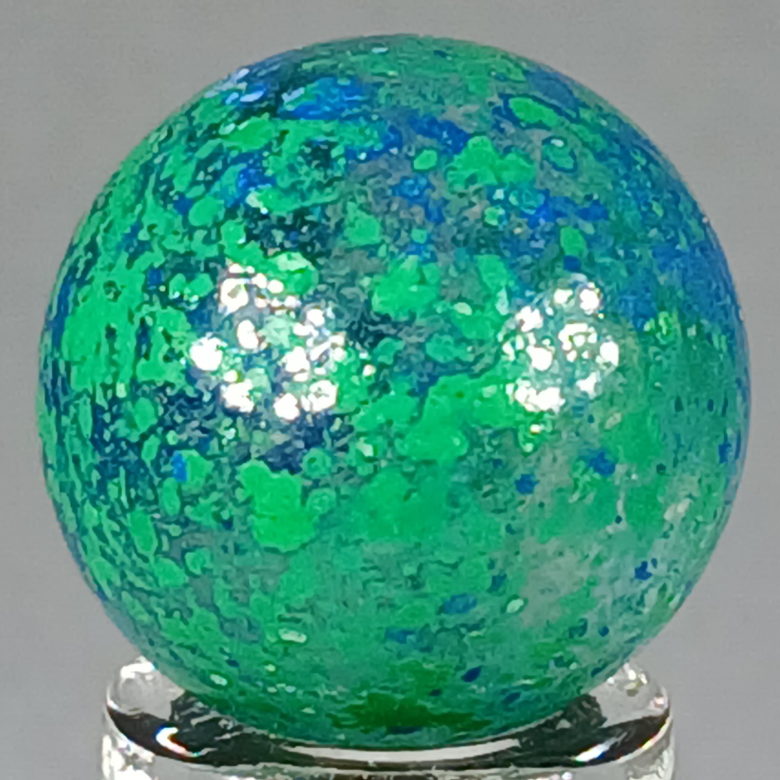 Vacor Earth Marble .64 Inches Mint Condition Combined Shipping