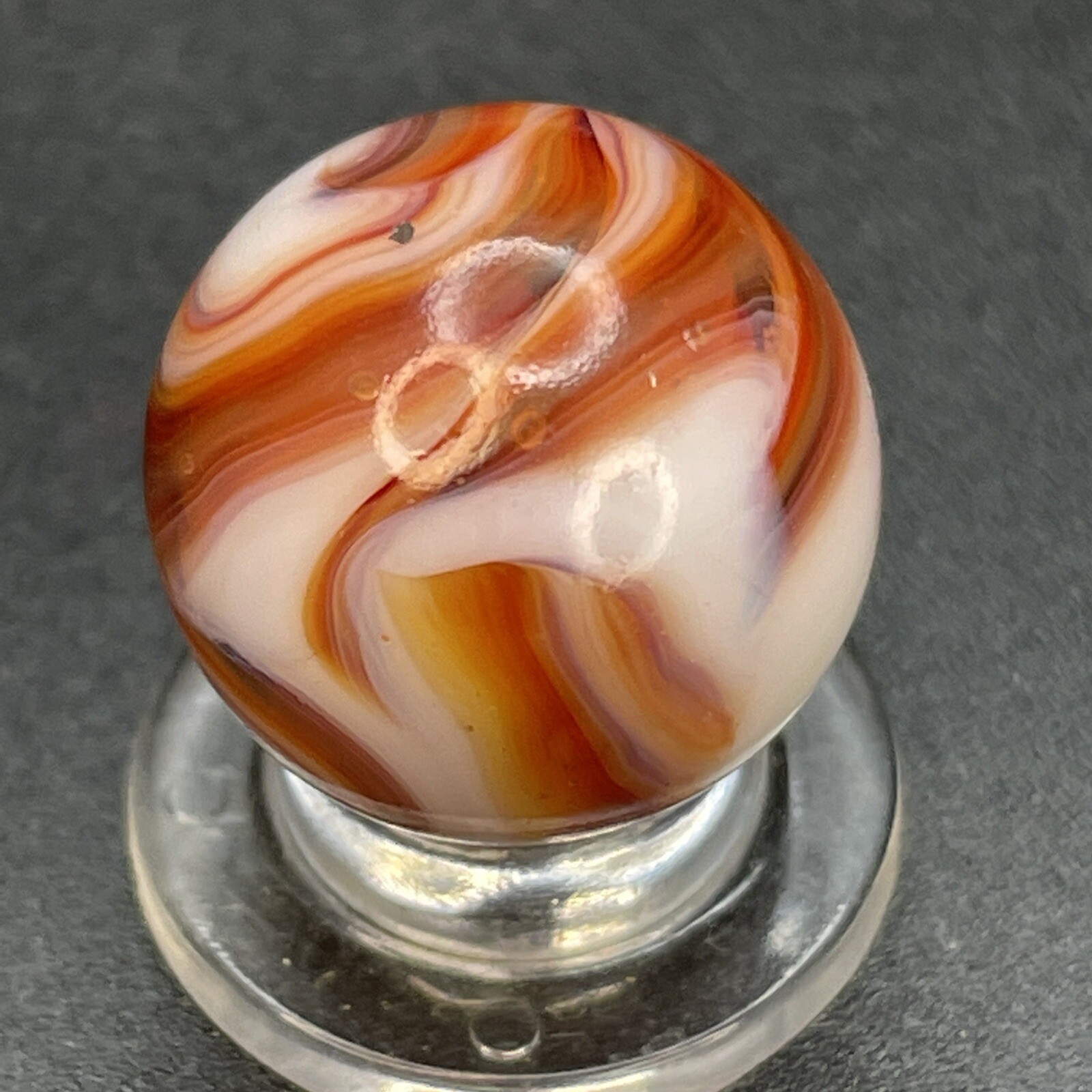 Alley Swirl Marble West Virginia Swirl Marble Vintage Marbles 0.669”