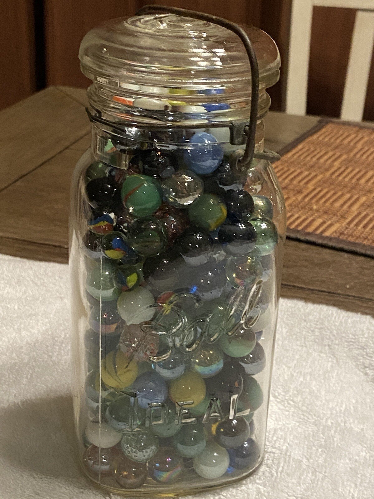 Marble Collection Lot Of 150+ Vintage Antique Glass Collectable Marbles