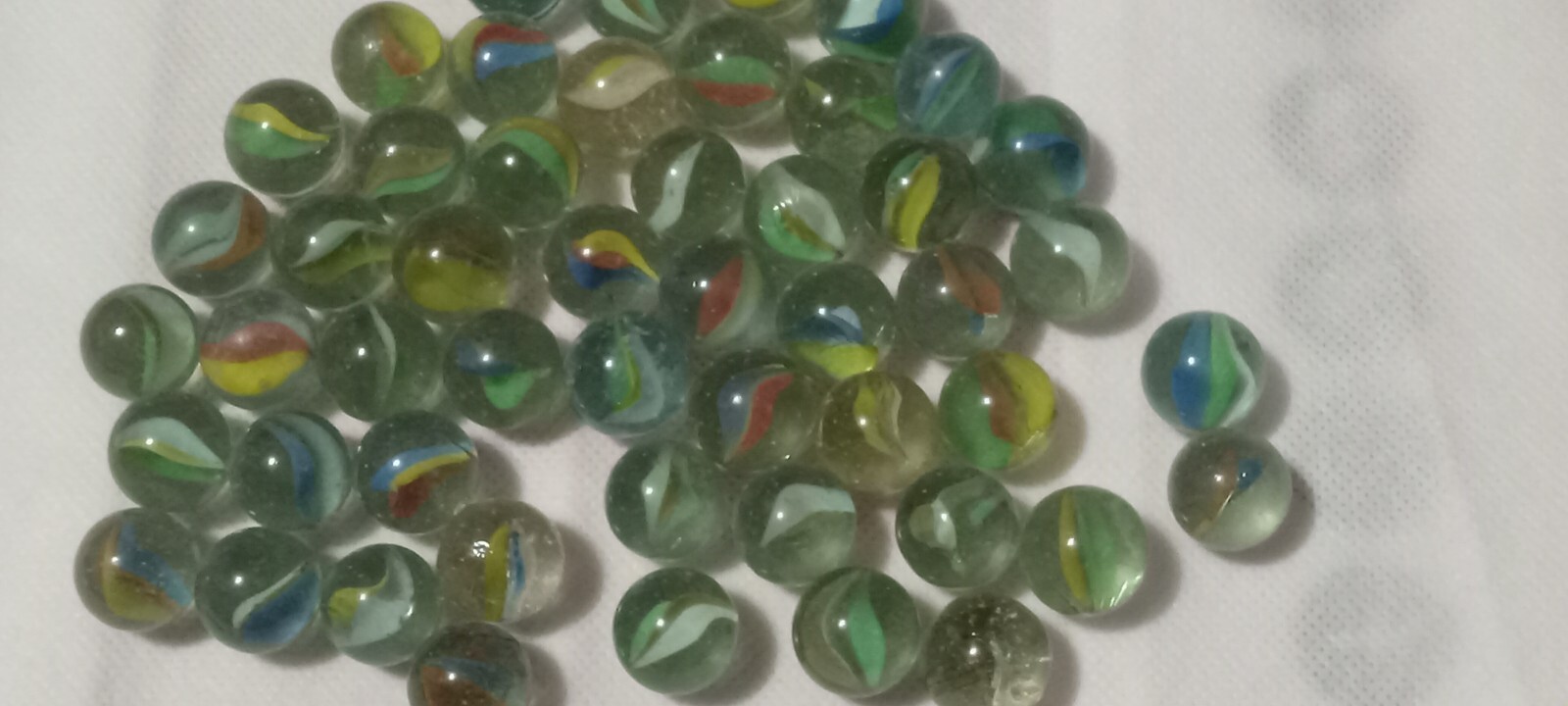 Vintage LOT of FIFTY (50) CAT EYES MARBLE 13 mm