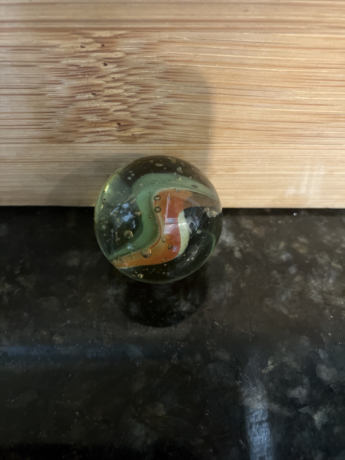 Glass Marbles Vintage Cats Eye Lot of 30 Small 1 Large