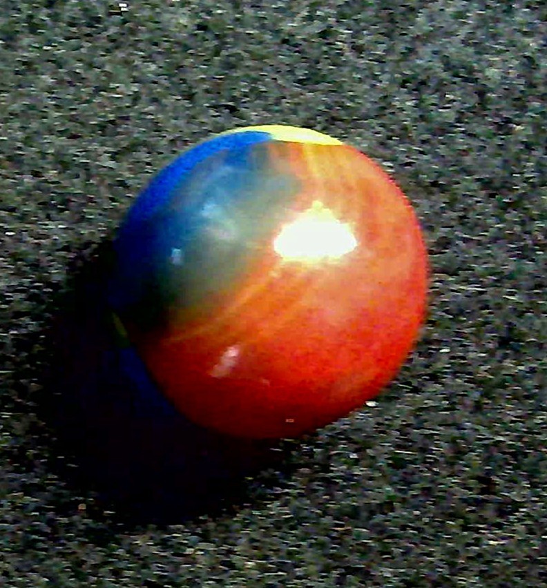 Marble King Red White & Blue Superman 5/8″ Patch Marble (5)
