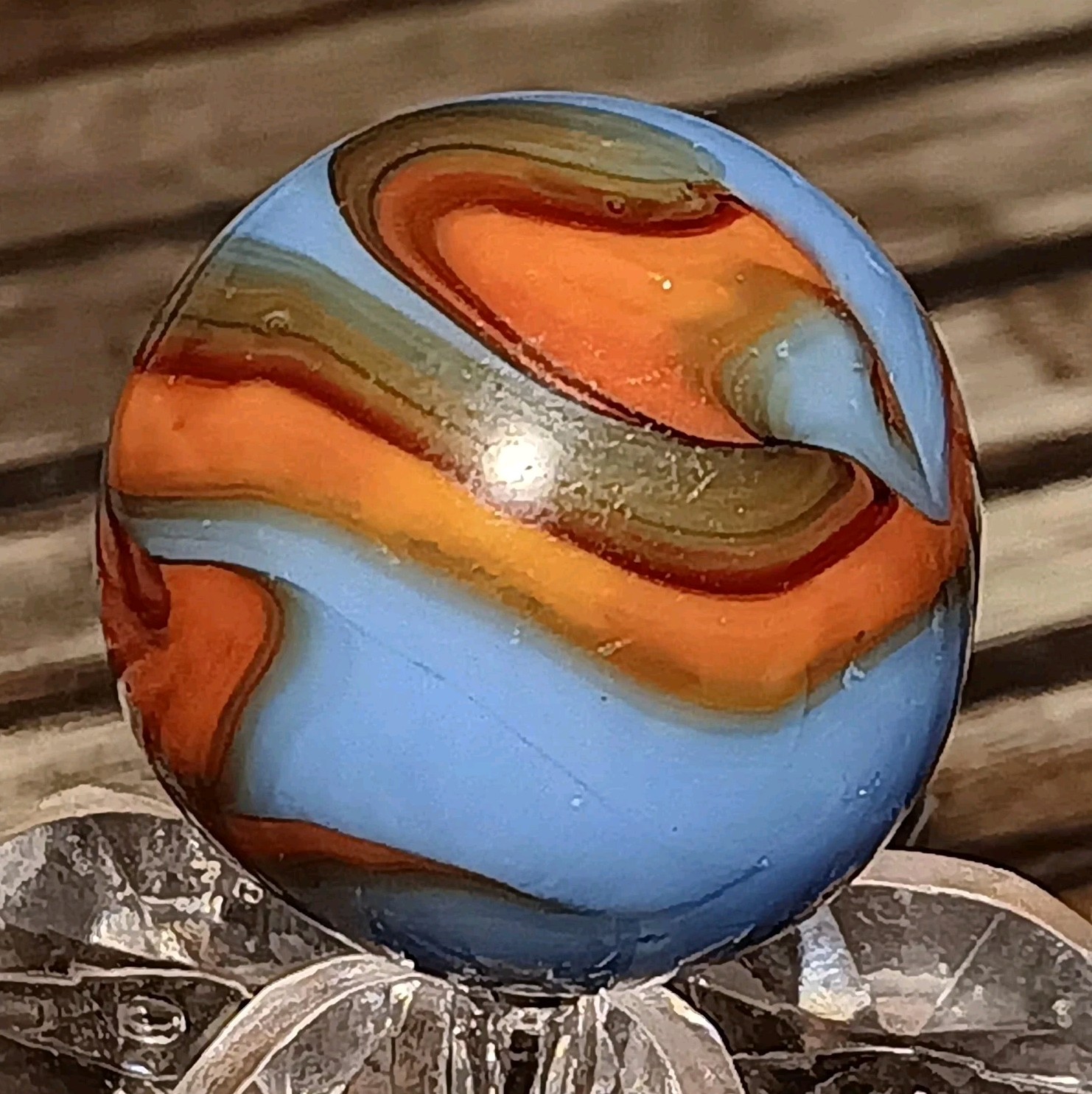 Christensen Agate Swirl Marble. .66″ Near Mint. Nice Pattern