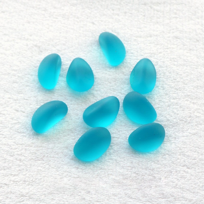 Glass Petals Stone 20mm-25mm Glass Pebbles Nuggets Decorative Fish Tank Vase