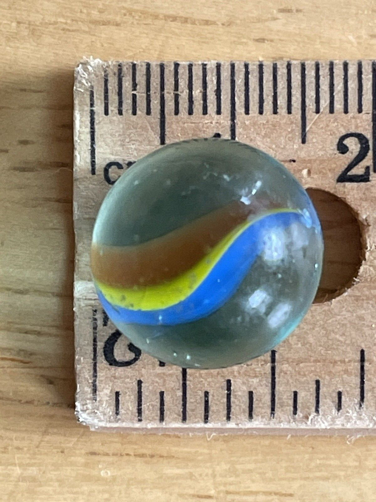 Vintage Glass Ribbon Core Marbles Lot Of 50 Cats Eye Crafts