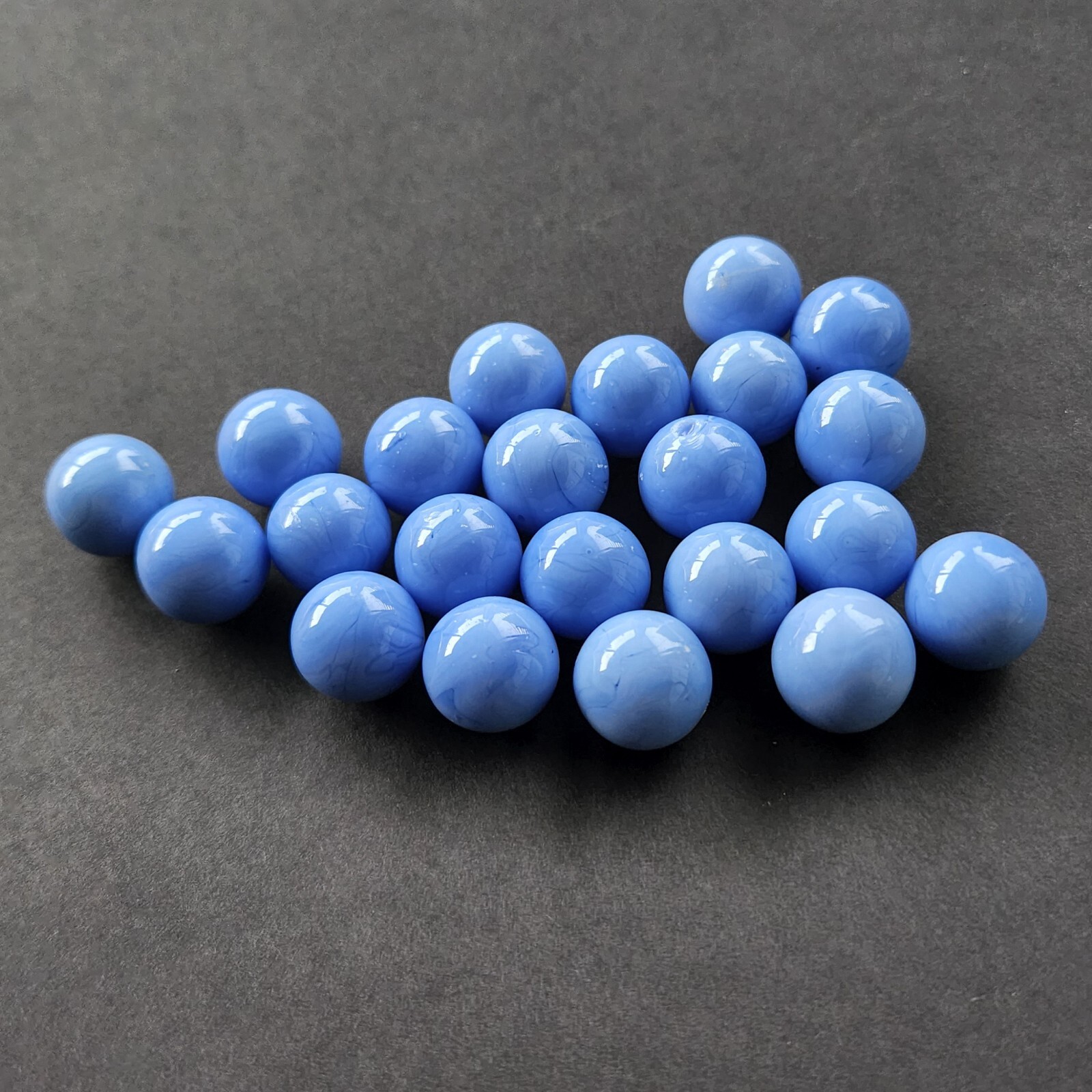 23 Milky Lavender Marbles for Games Collecting or Decoration 0.5″