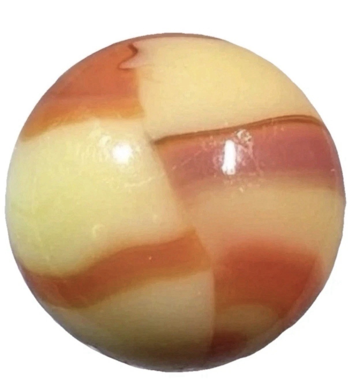Peltier Glass Co Queen Bee Vintage Marble 21/32” Mint
