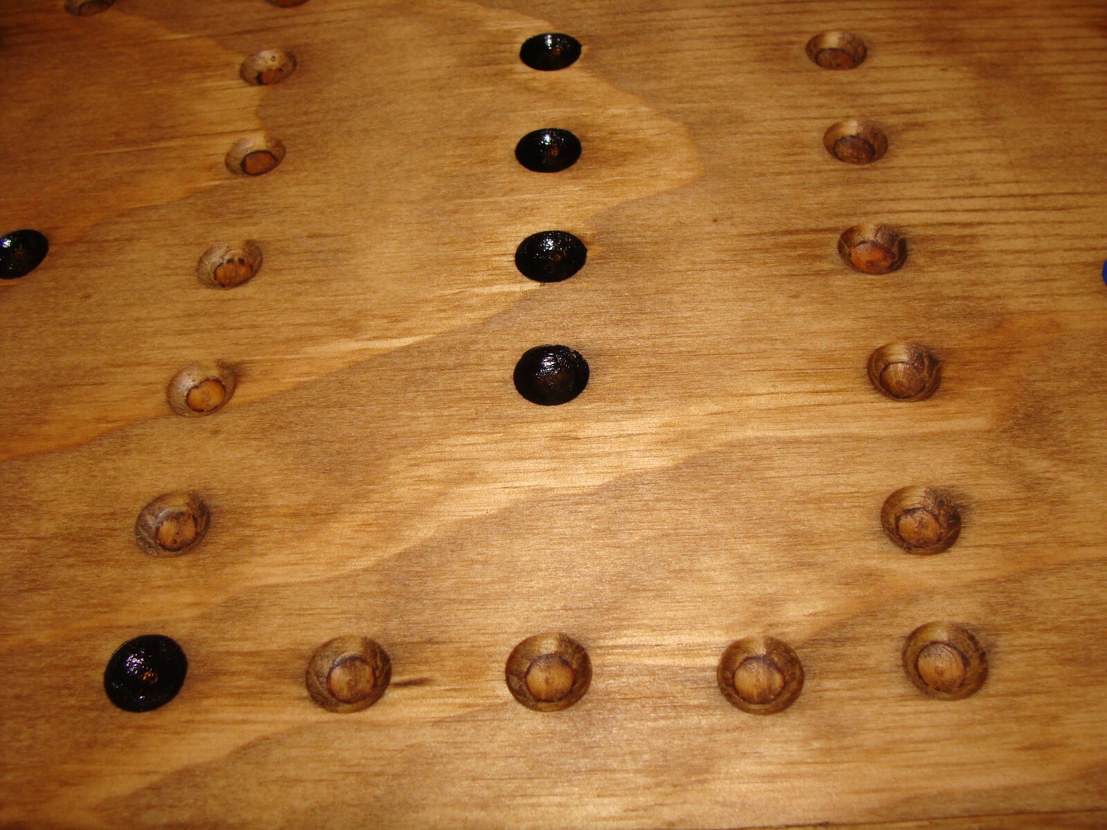 Wood Marble Board Game. Wahoo. Sorry. 2 to 6 player. Hand Made. GJ1