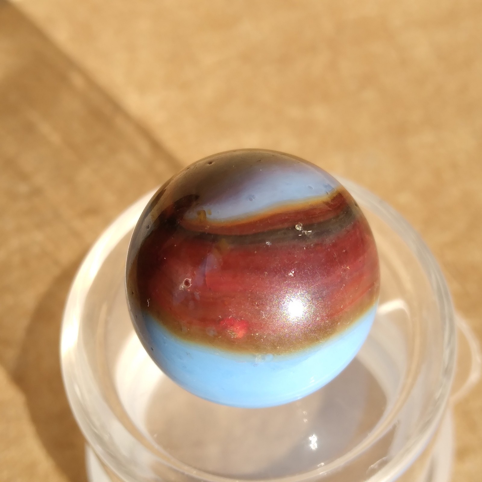 0.61″ Vintage Marble- Peltier Kokomo Vitro Akro Christensen