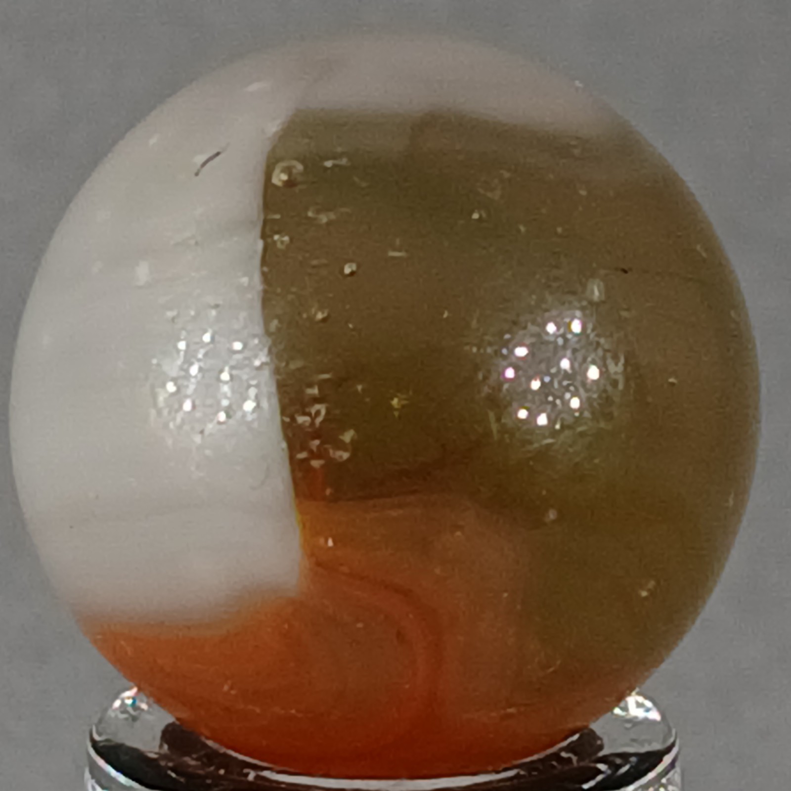 Vintage Vitro Conqueror Marble .61 Inches Near-Mint Condition
