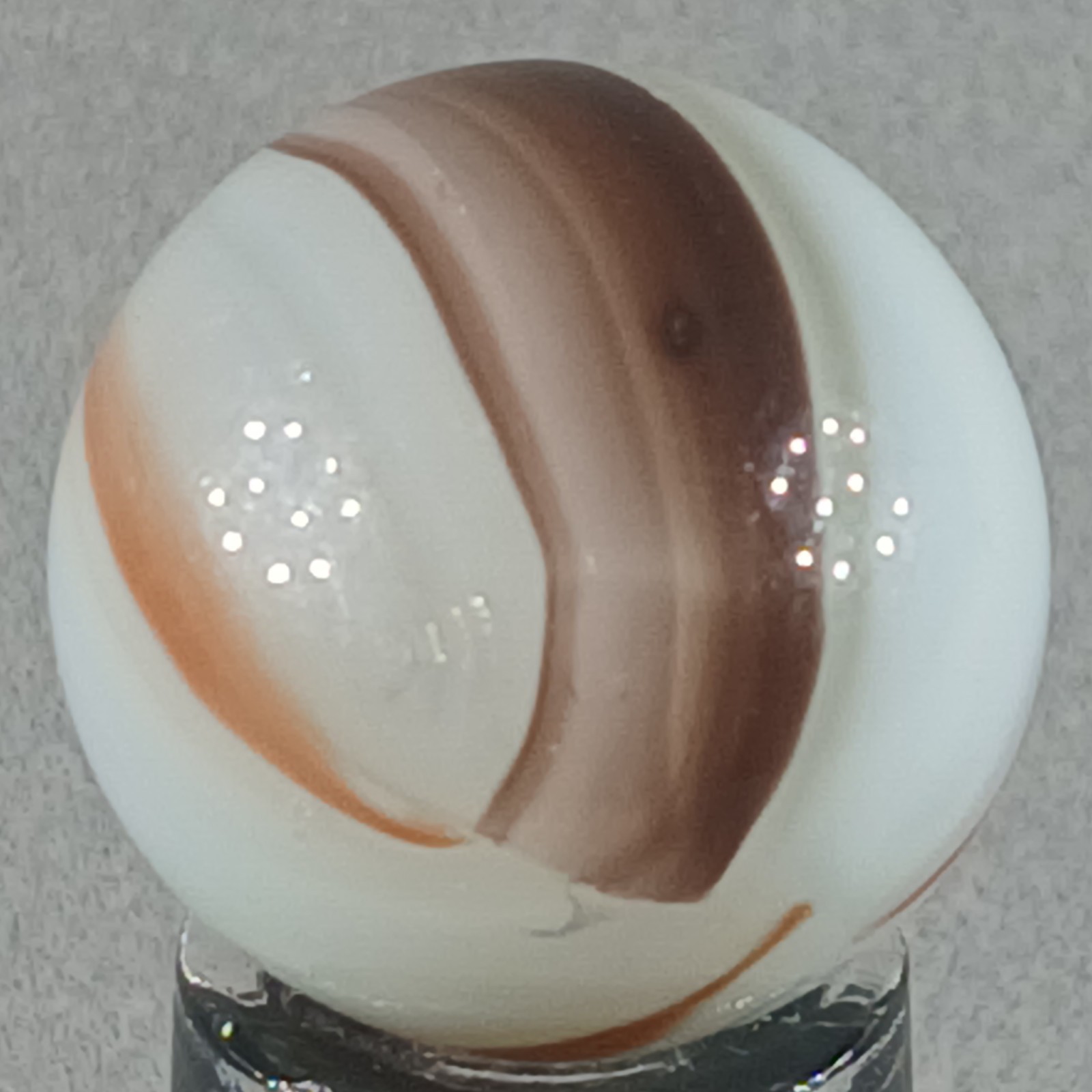 Vintage Imported Patch And Ribbon Marble .64 Inches Near-Mint Condition