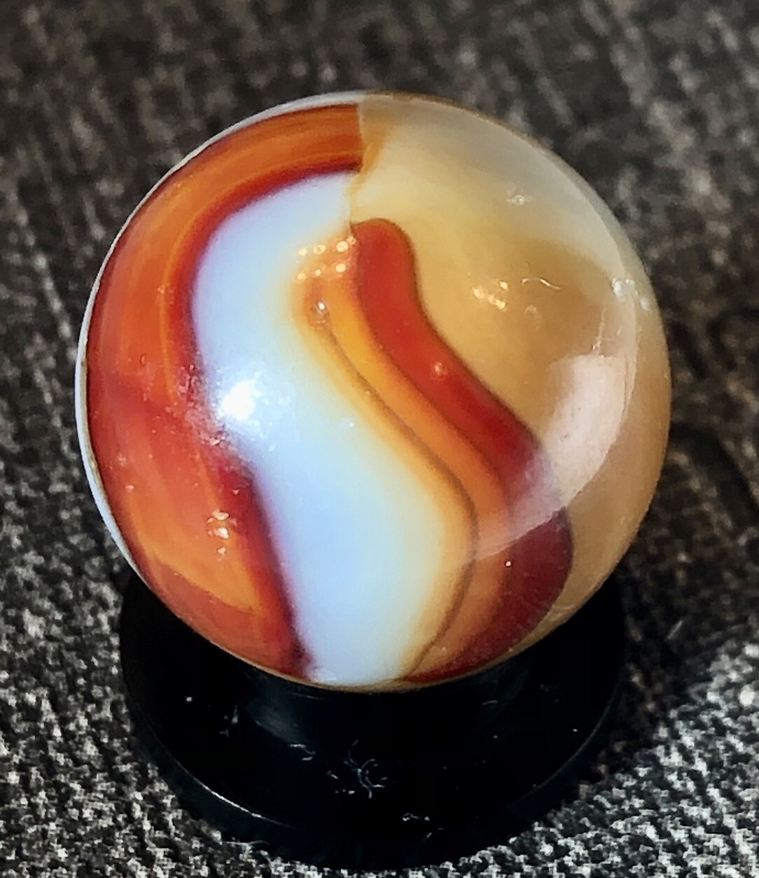 VTG Vitro Agate Superior Marble .66” Tiny Chips See Pics