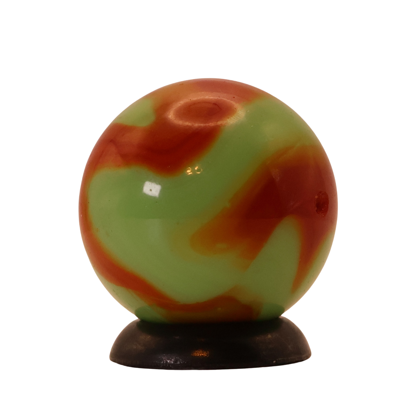 16.5mm Peltier Glass Co. NLR Flaming Dragon Marble NM+