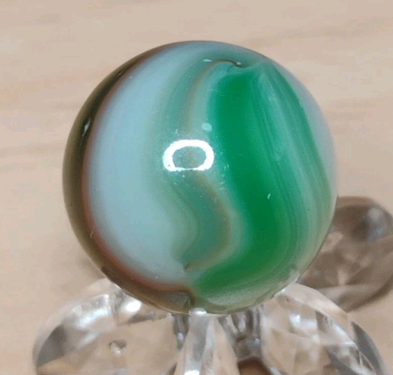 .64″ STUNNING VINTAGE MARBLE KING MARBLES W/ AV.🔥RARE HTF MINT-