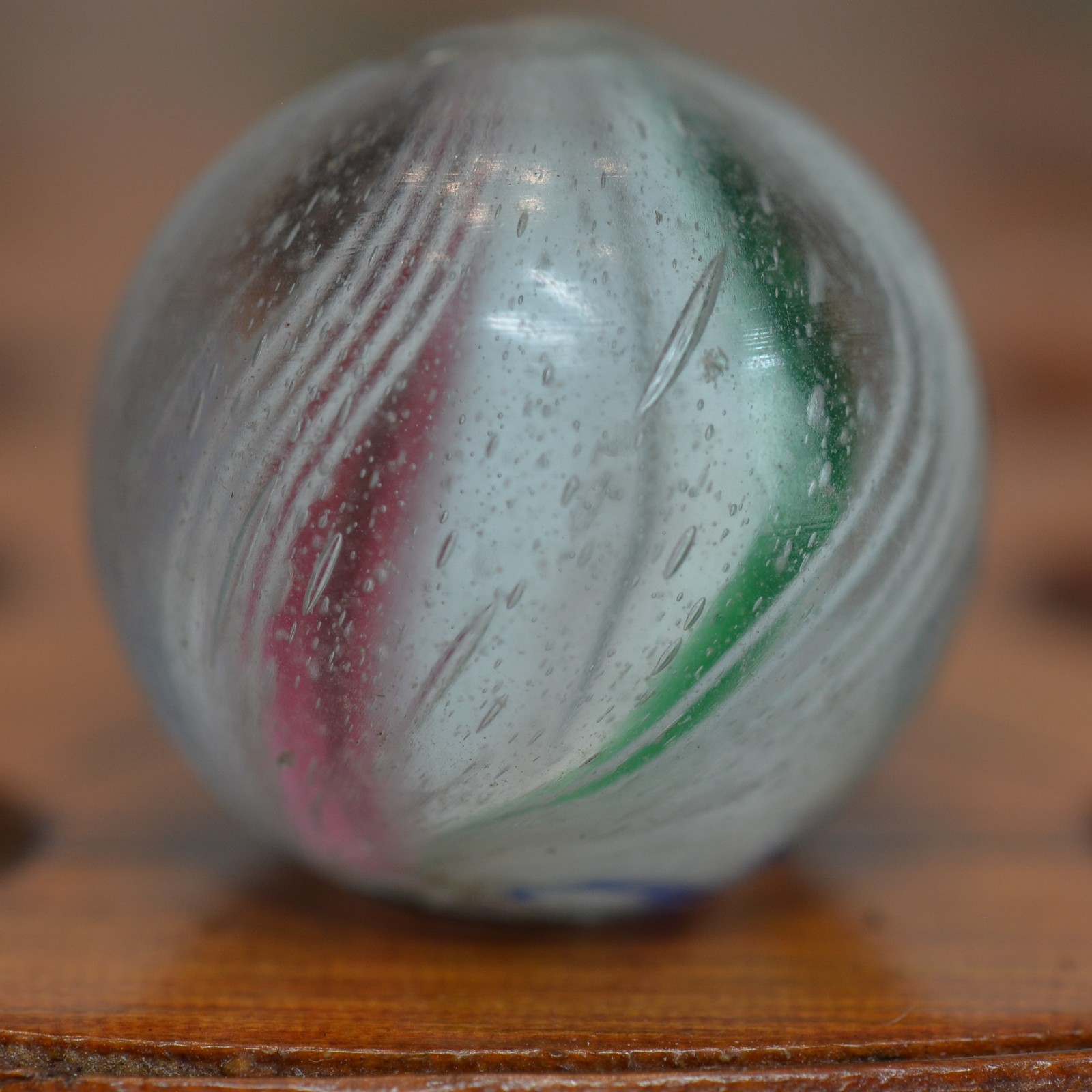 Handmade Solid Core Marble 13/16 in, Mint Condition, Germany, 1860-1920, S1532
