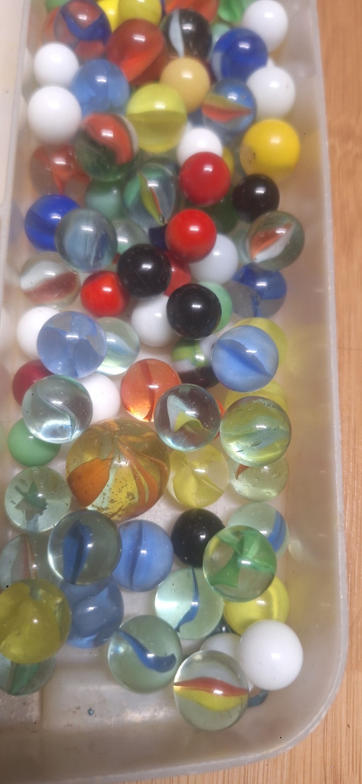 Mixed Lot Of 150+ Marbles