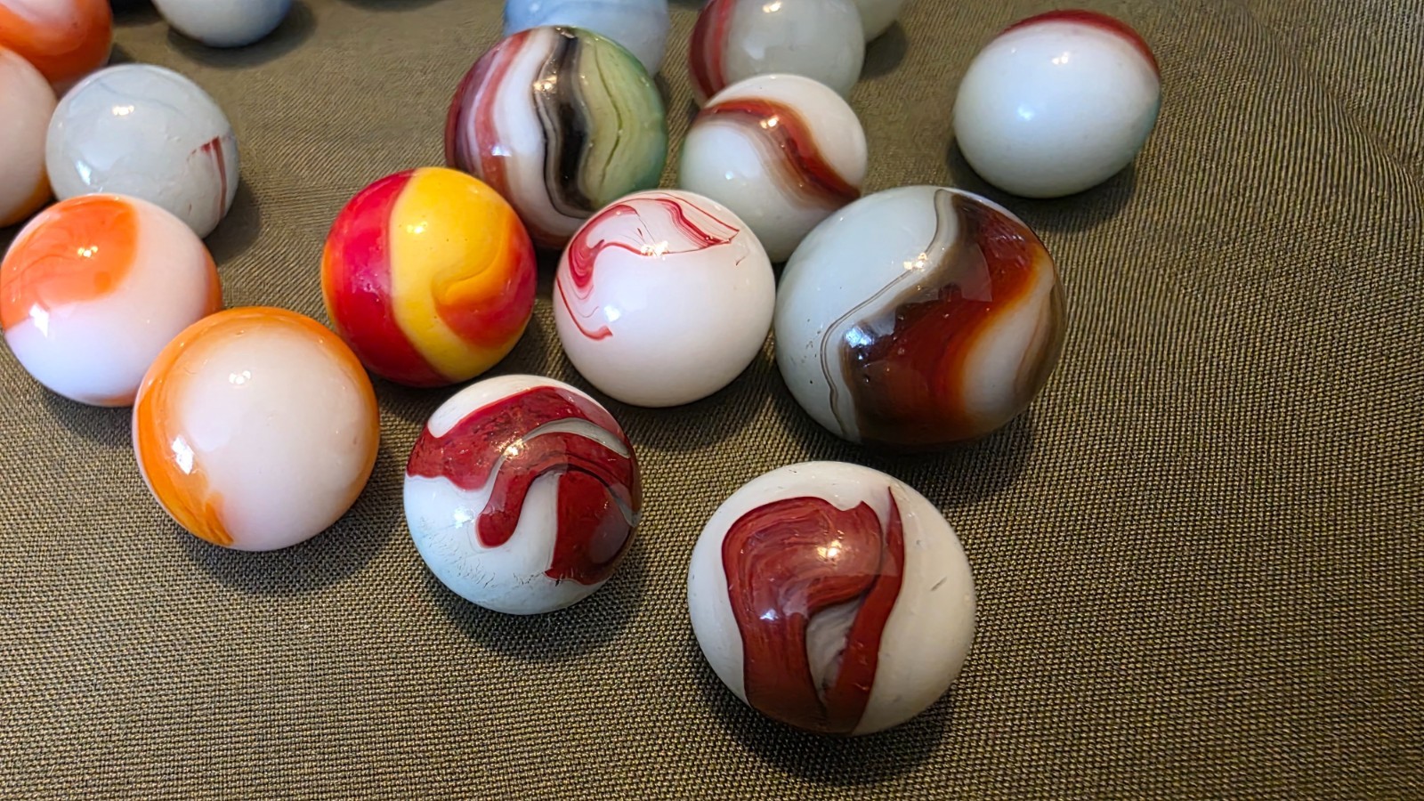 Vintage Lot Akro Corkscrew Marbles M/NM Corks Ox Patch and More Lot 1 +Free Ship