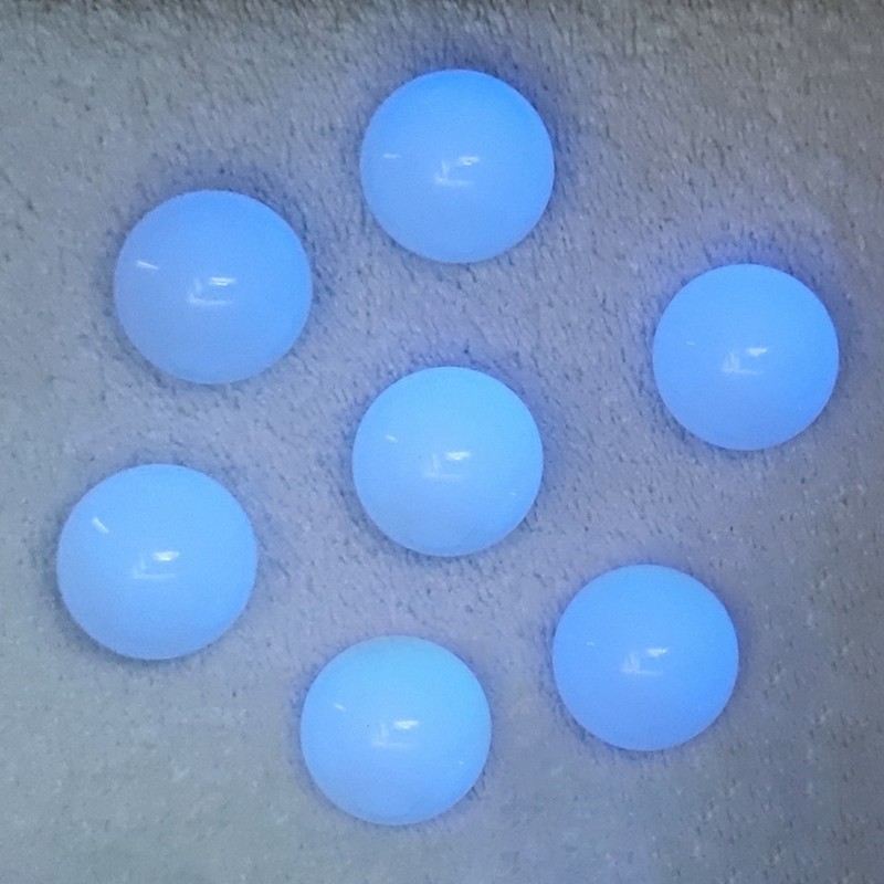 20/25/30mm Luminous Stone Glow in the Dark Glass Beads DIY Craft Decorative Ball