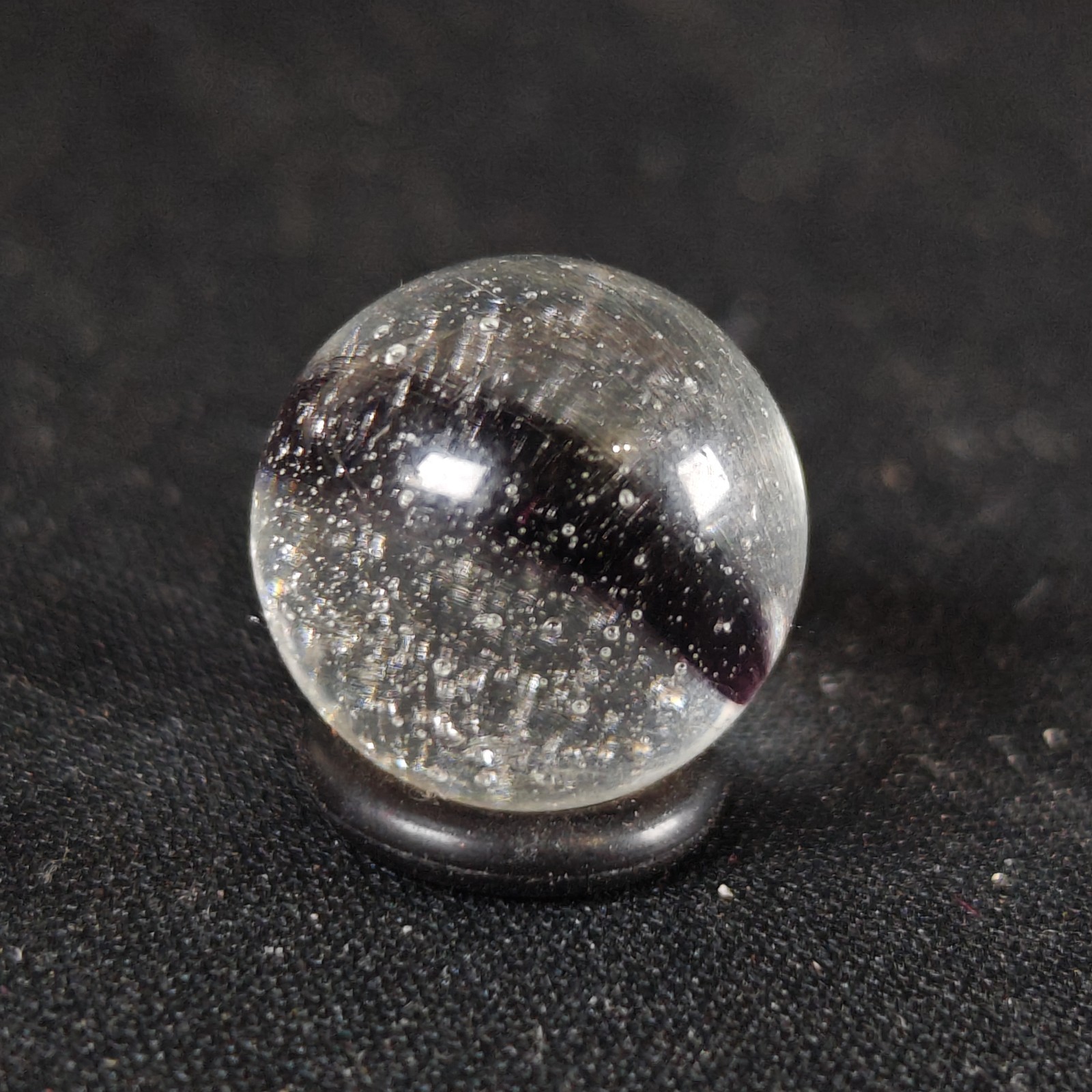 Vintage Marble – Heaton Bogard Black Cats Eye Bubbly