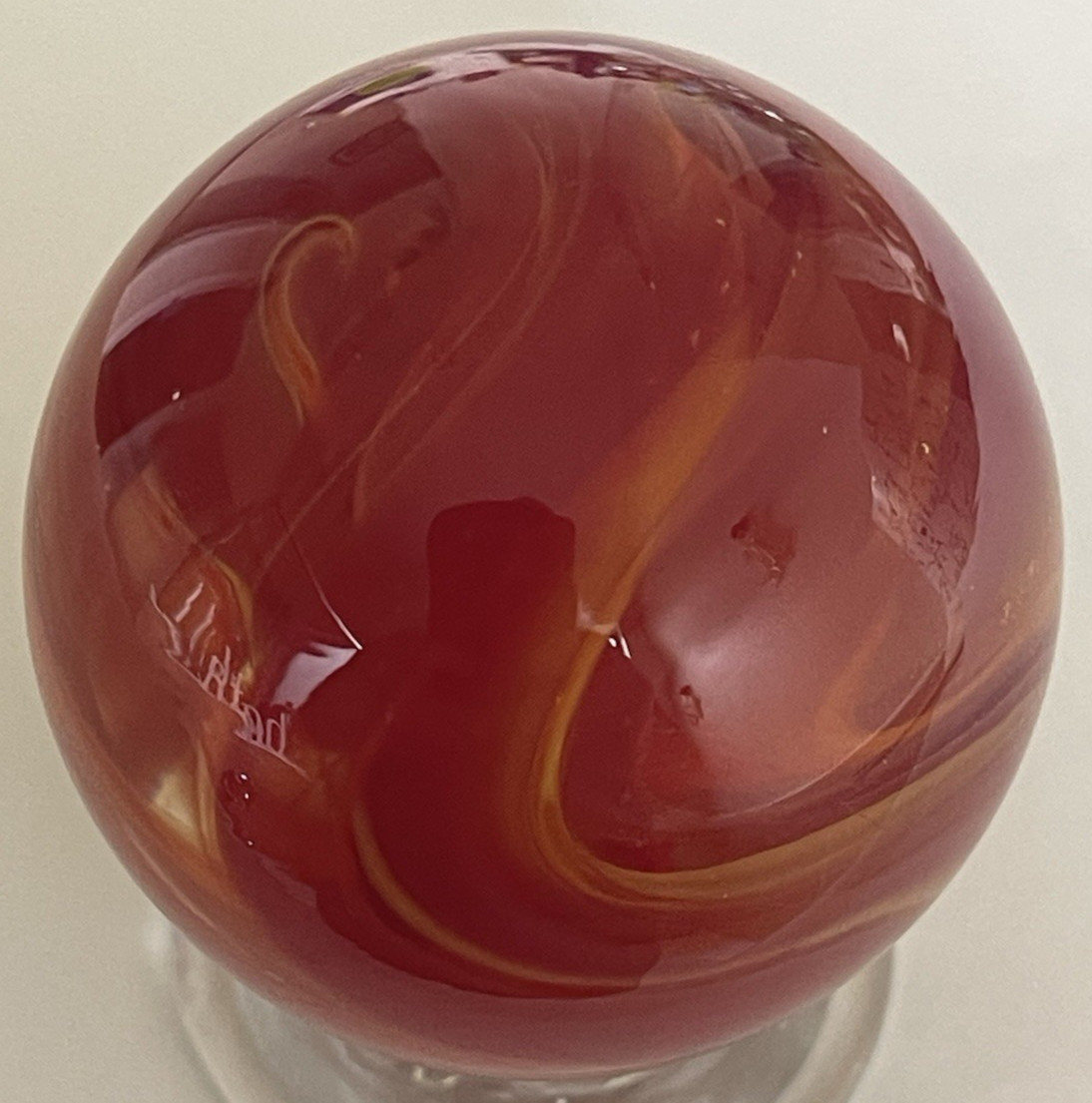 VTG 2000 EDDIE SEESE MARBLE 2nd YEAR SIGNED DATED w/ FULL SIGNATURE 2.00″ RARE 1