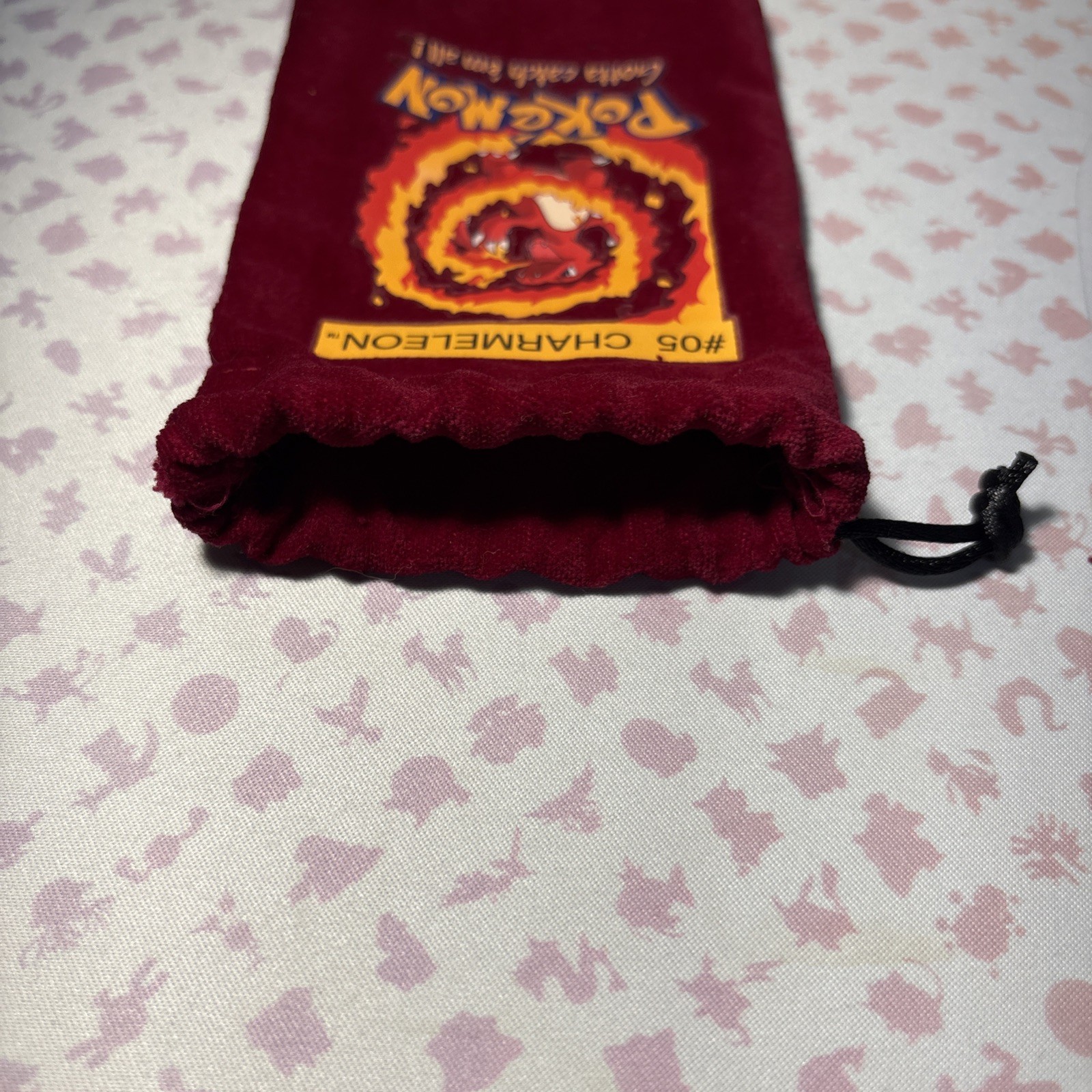 Pokemon Marbles #5 Charmeleon red BAG Vintage 1990’s Toy Biz (BAG ONLY) see desc