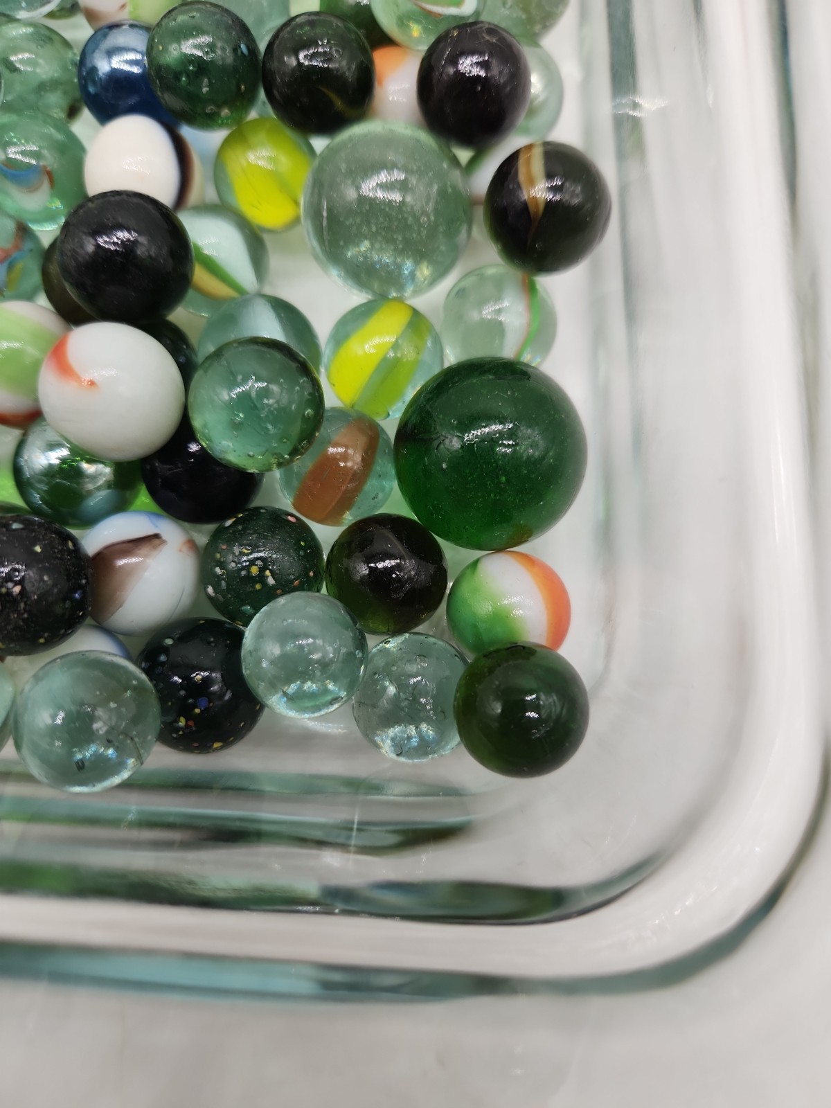 Vintage Lot Of Old Marbles Akro Peltier Etc Estate Find over 150