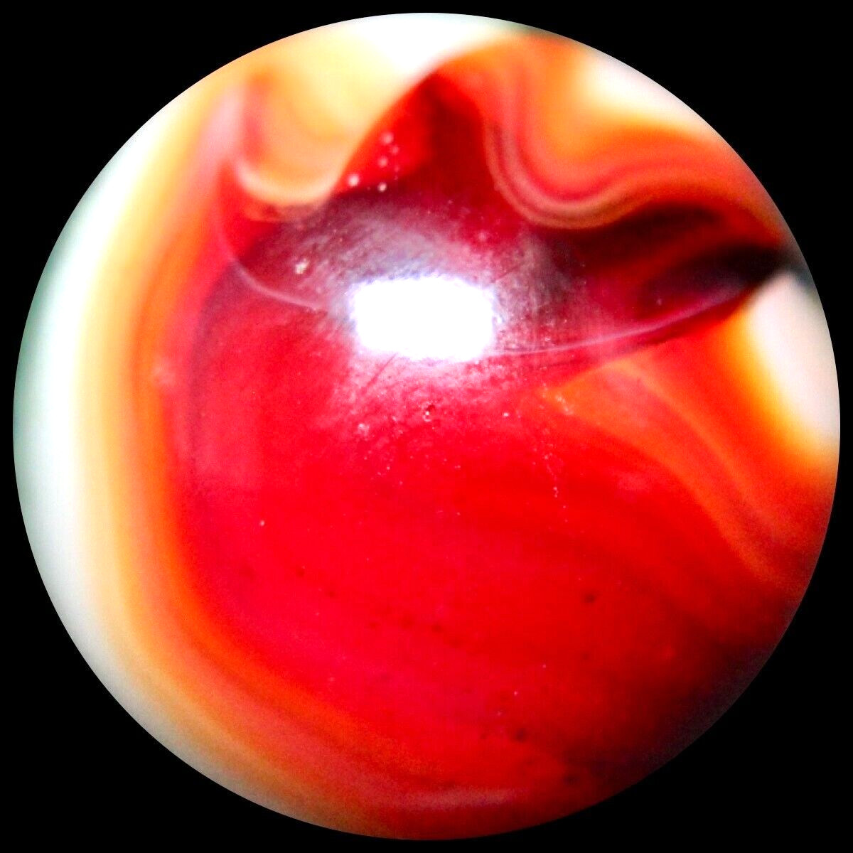 JABO Joker 1 Marble Collector Series: Ruby Red & Aventurine