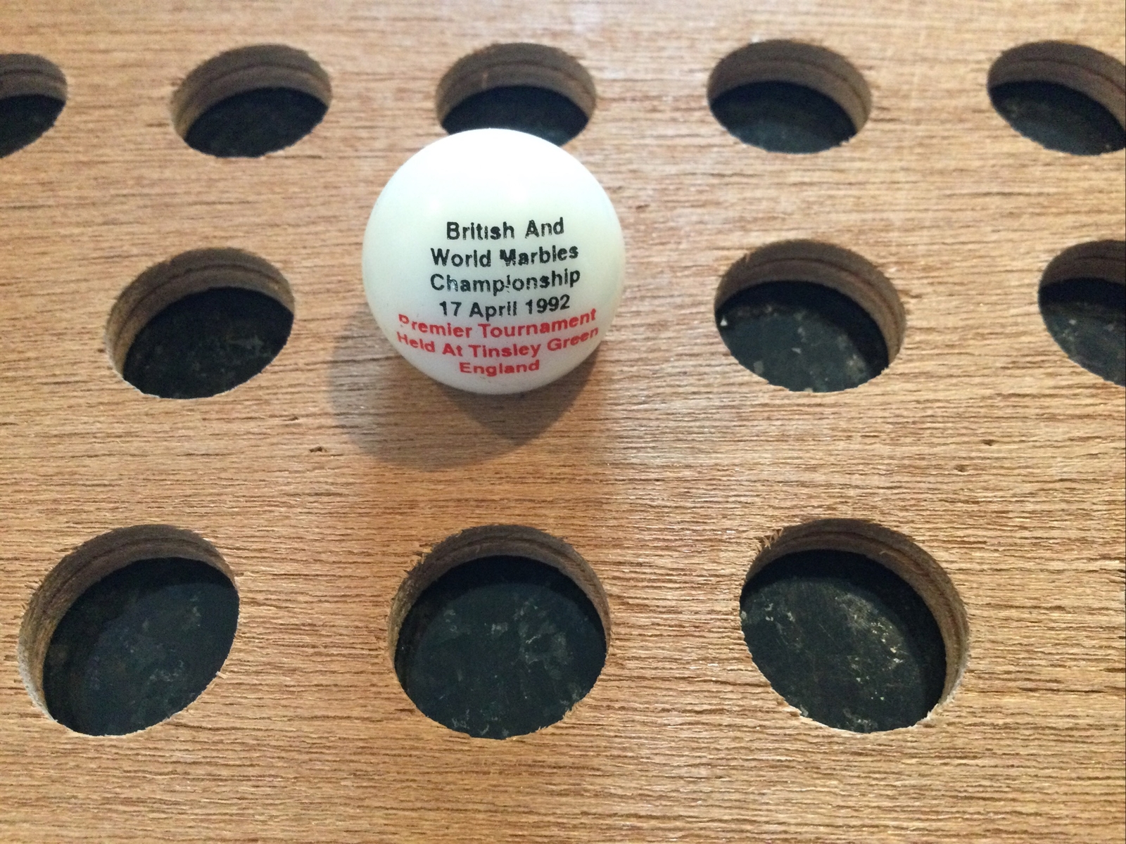 Vintage | British Flag | British and World Marble Championship | Marble | 1992