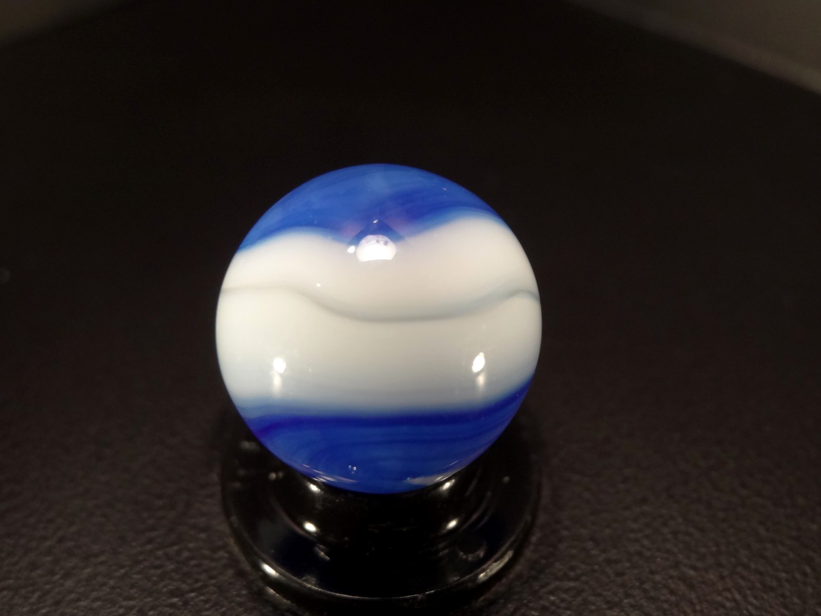 AKRO AGATE TRI COLOR Blue on Blue with Gray Base w/ HOT UV WET MINT🌟🔵💎