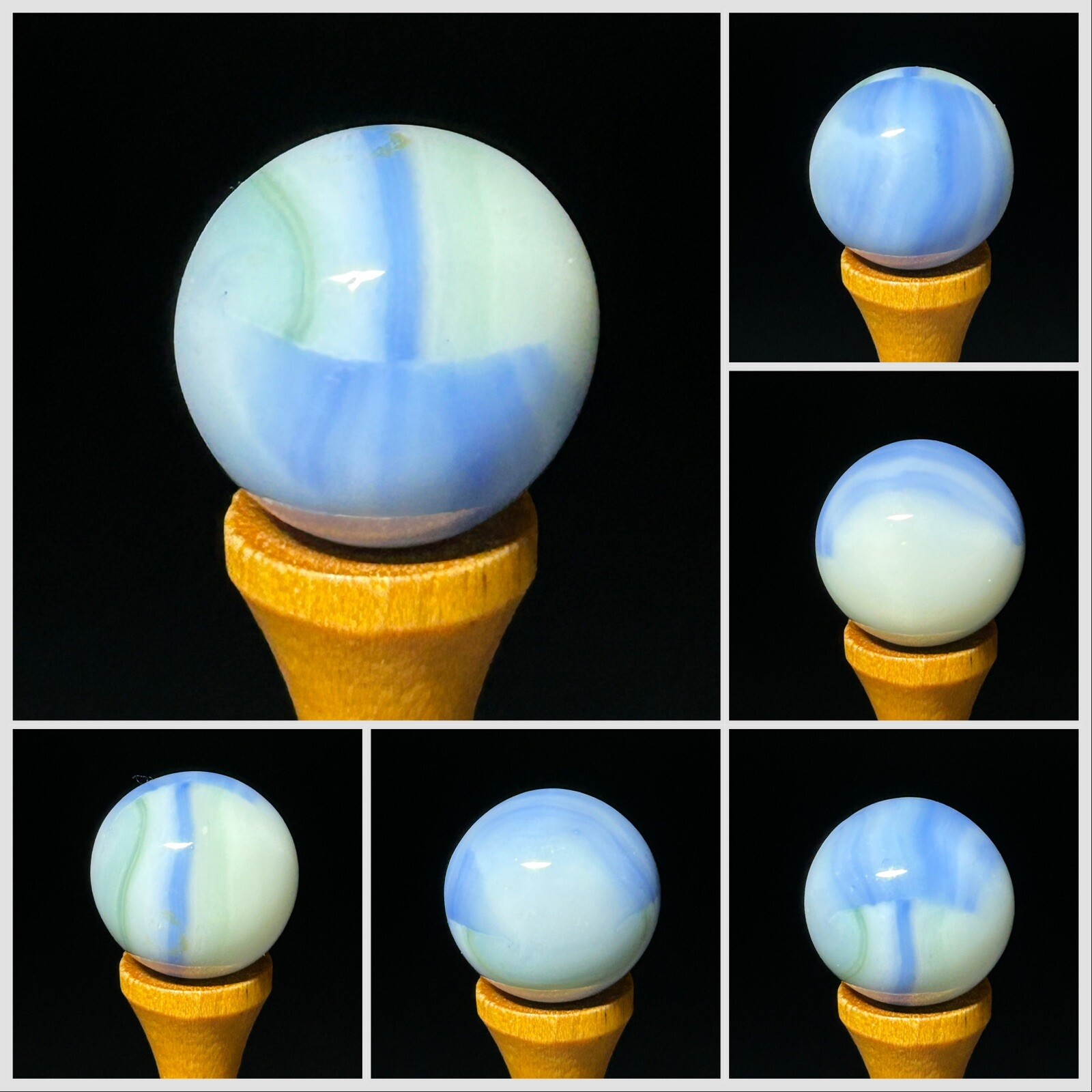 Peltier Multi Colored Rainbo Marble .61” NM(+)
