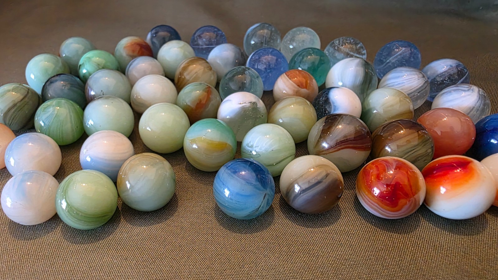 Vintage Marble Lot Master possibly others Beautiful Marbles M/NM Lot 5 Free Ship