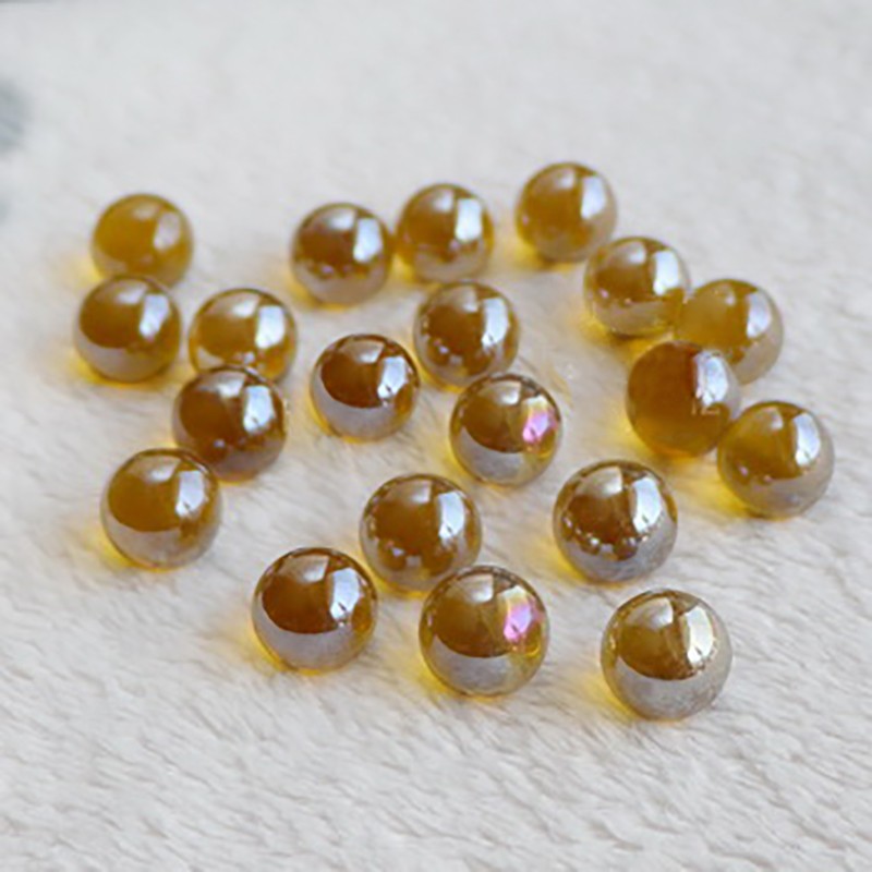 16mm Glass Marbles Beads Decorative Glass Balls Colorful Vase Fish Tank Decor